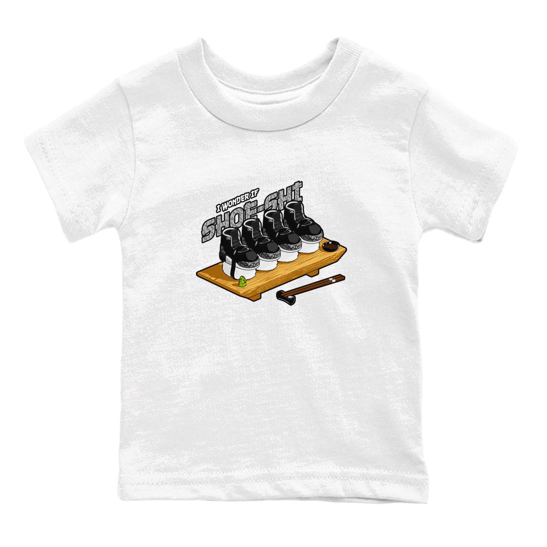 3s Green Glow shirt to match jordans Shoe-Shi sneaker tees Air Jordan 3 Green Glow Drip Gear Zone baby toddler White 2 cotton Shirt