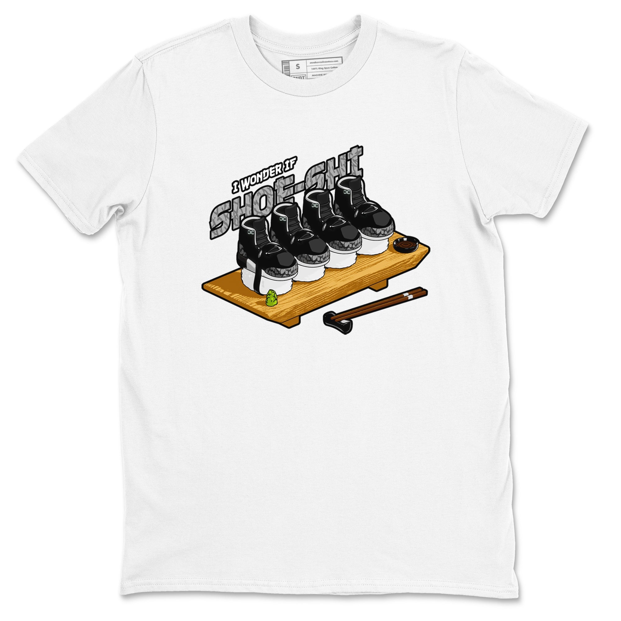 3s Green Glow shirt to match jordans Shoe-Shi sneaker tees Air Jordan 3 Green Glow Drip Gear Zone unisex cotton White 2 crew neck shirt