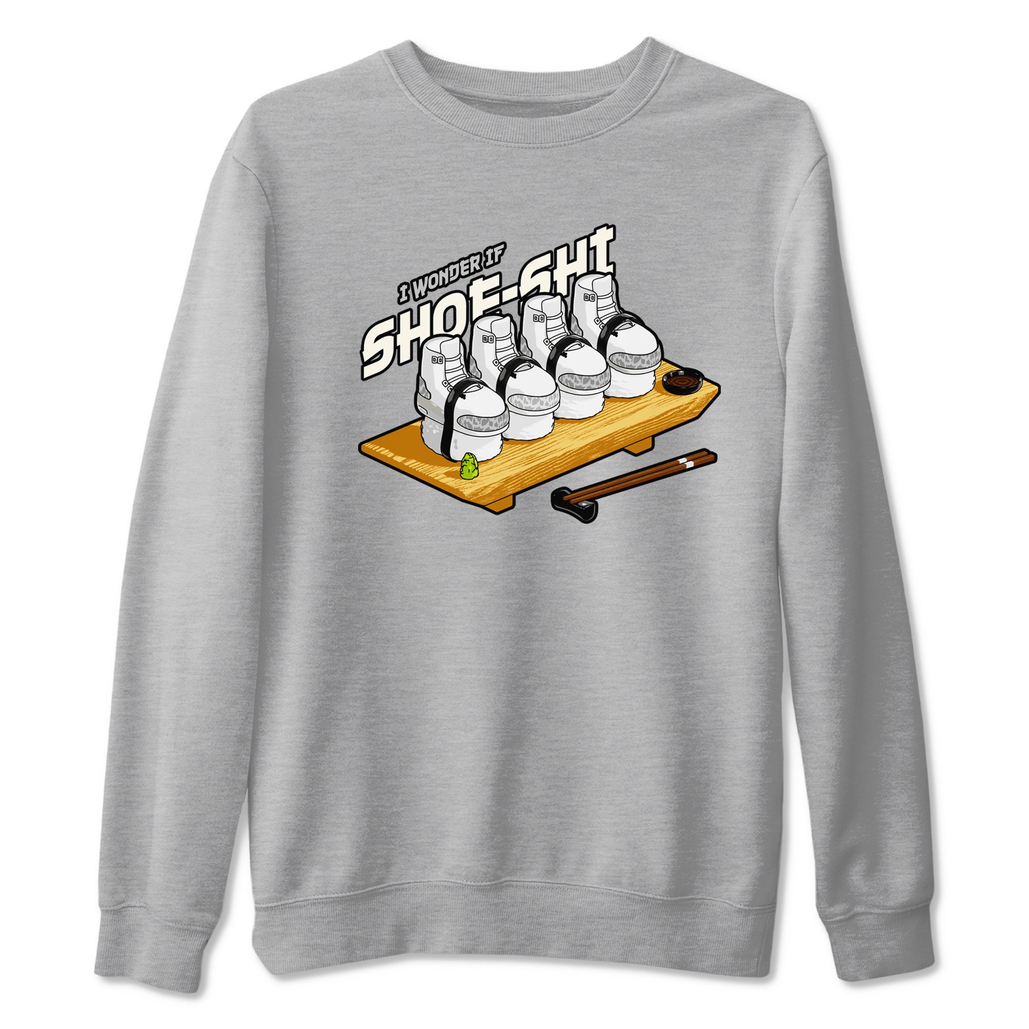 3s Ivory shirt to match jordans Shoe-Shi sneaker tees Air Jordan 3 Ivory Drip Gear Zone unisex cotton Heather Grey 2 crew neck shirt