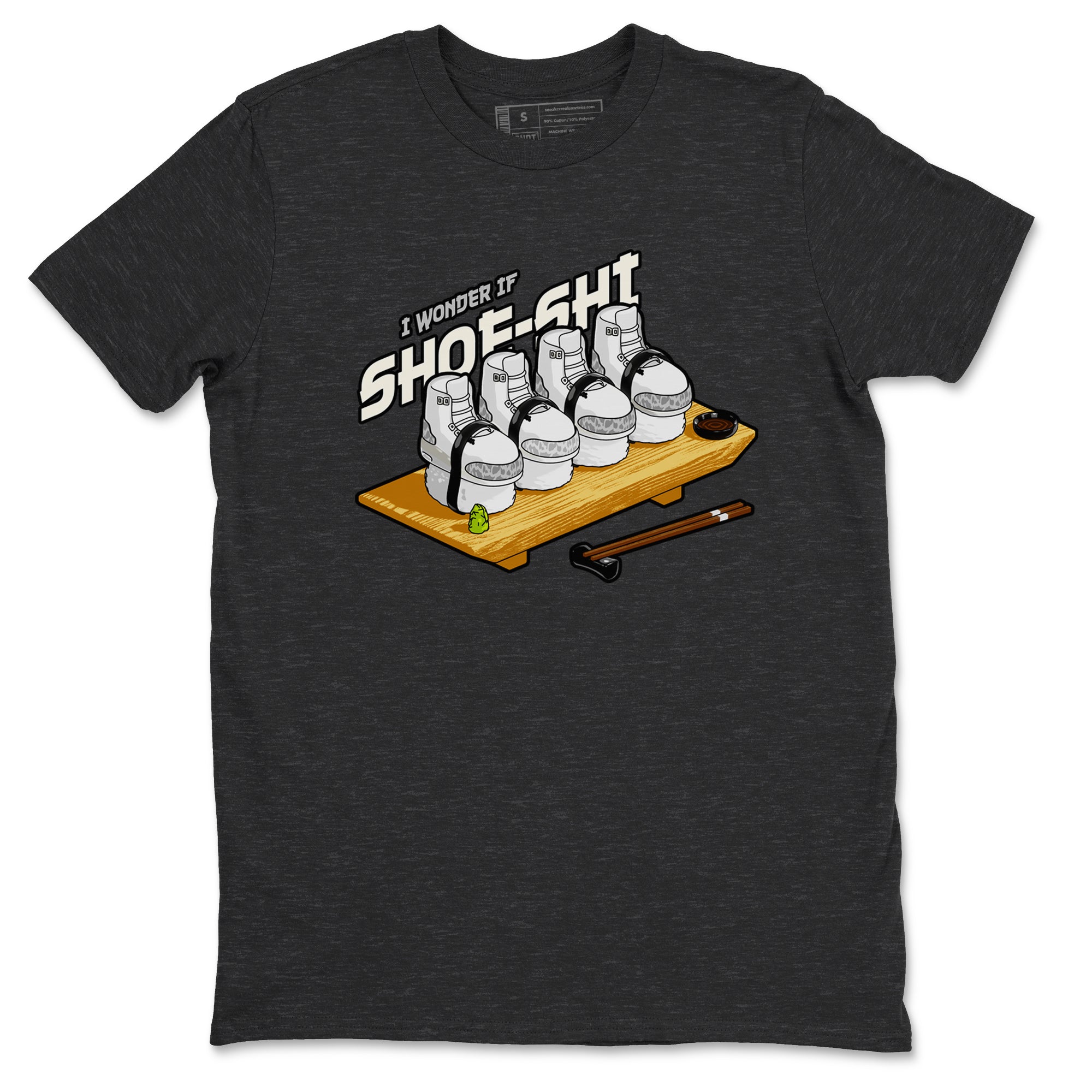 3s Ivory shirt to match jordans Shoe-Shi sneaker tees Air Jordan 3 Ivory Drip Gear Zone unisex cotton Charcoal Heather 2 crew neck shirt