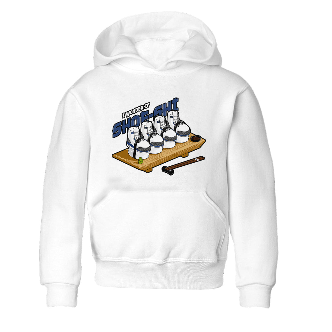 3s Midnight Navy shirt to match jordans Shoe-Shi sneaker match t-shirt AJ3 Midnight Navy Drip Gear Zone baby toddler White 2 Crew Neck T-Shirt