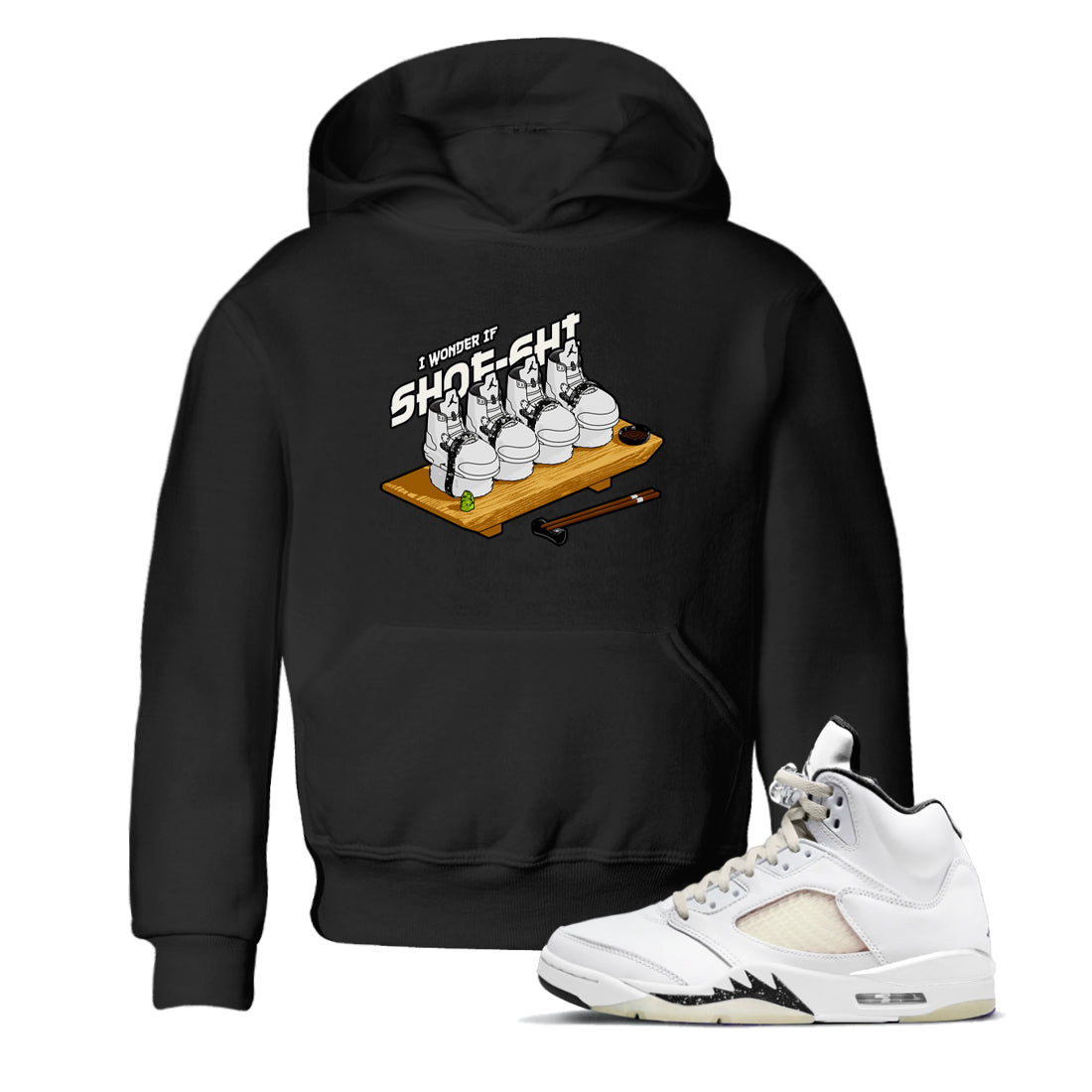 5s Sail shirt to match jordans Shoe-Shi sneaker tees Air Jordan 5 Sail Drip Gear Zone baby toddler Black 1 cotton Shirt