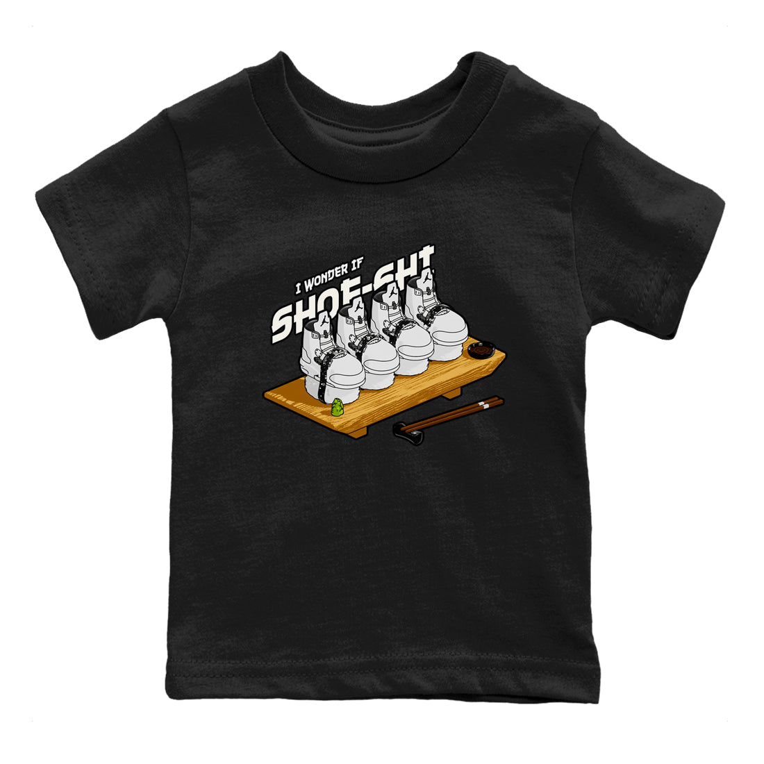 5s Sail shirt to match jordans Shoe-Shi sneaker tees Air Jordan 5 Sail Drip Gear Zone baby toddler Black 2 cotton Shirt