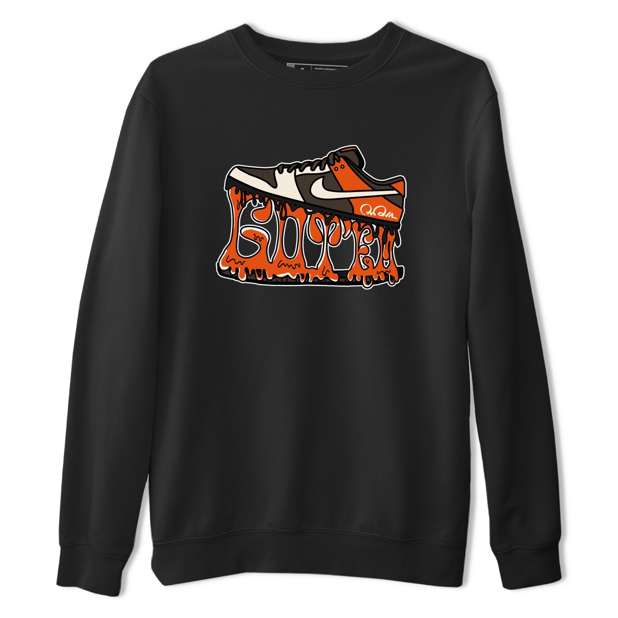 Dunk Red Panda shirt to match jordans Shoe Stuck sneaker tees Nike Dunk Low Red Panda Drip Gear Zone Sneaker T-Shirts Crew Neck Casual Fit Black 2 T-Shirt