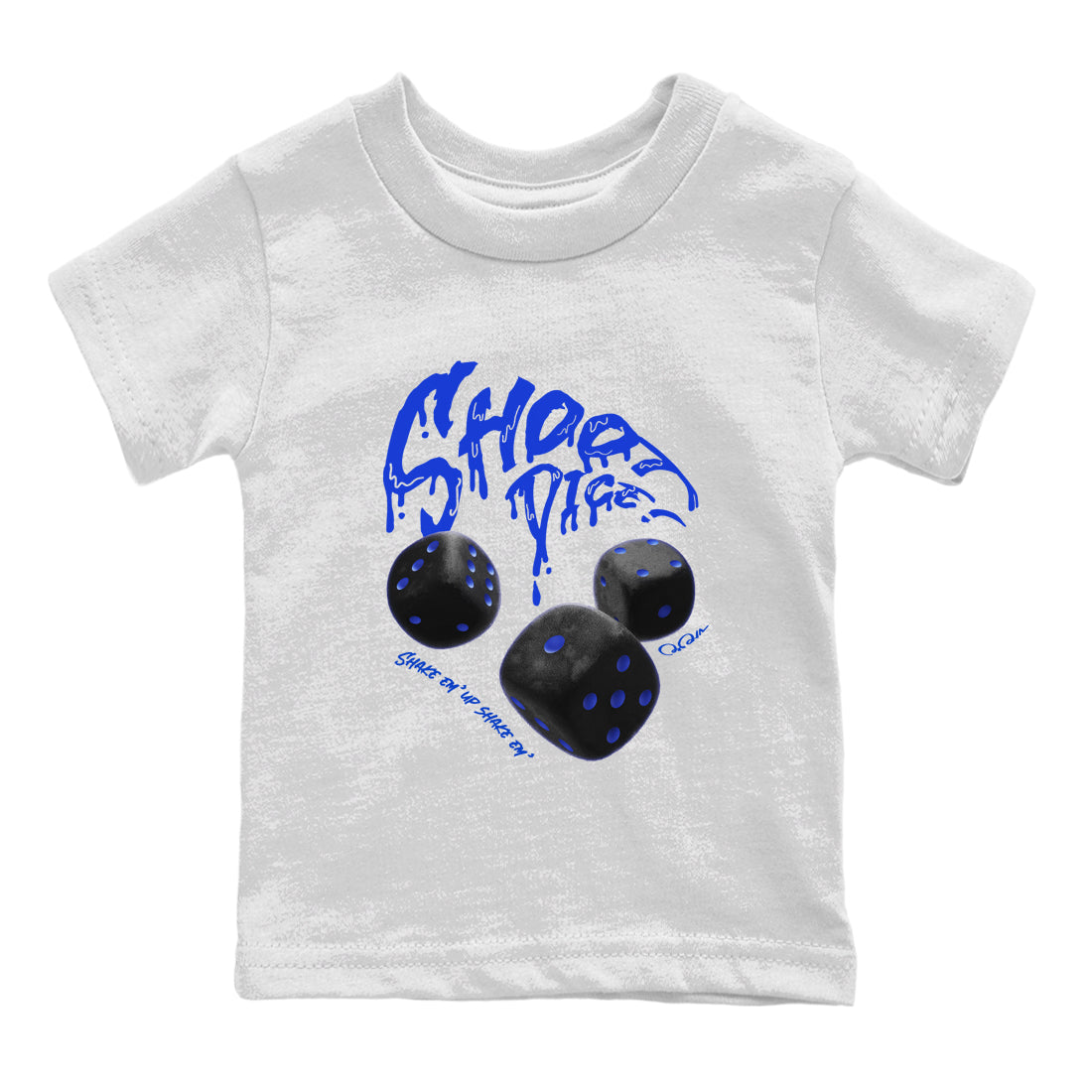 Air Jordan 14 Laney Sneaker Match Tees Shoot Dice Sneaker Tees AJ14 Laney Sneaker Release Tees Kids Shirts White 2