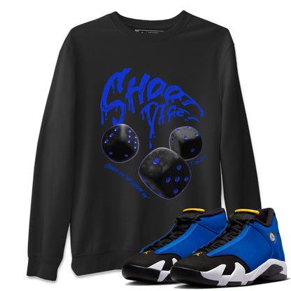 Air Jordan 14 Laney Sneaker Match Tees Shoot Dice Sneaker Tees AJ14 Laney Sneaker Release Tees Unisex Shirts Black 1