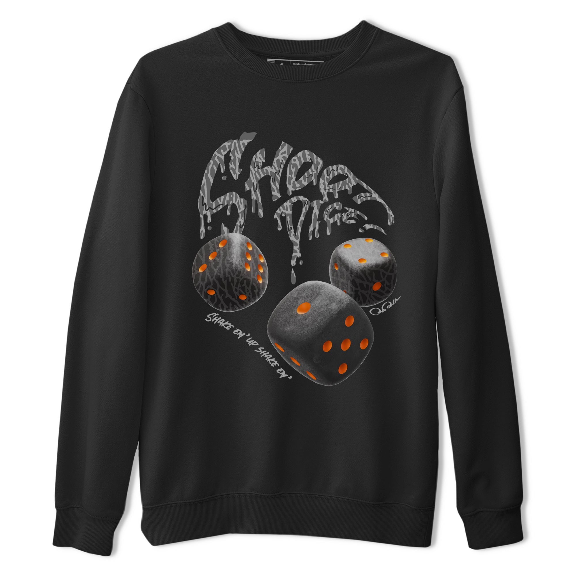 Air Jordan 3 Fear shirt to match jordans Shoot Dice sneaker tees AJ3 Fear Drip Gear Zone Unisex Black 2 T-Shirt