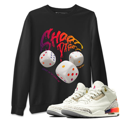 Air Jordan 3 J Balvin shirt to match jordans Shoot Dice Streetwear Sneaker Shirt AJ3 Balvin  Drip Gear Zone Sneaker Matching Clothing LGBTQ Gay Pride T-Shirt Unisex Black 1 T-Shirt