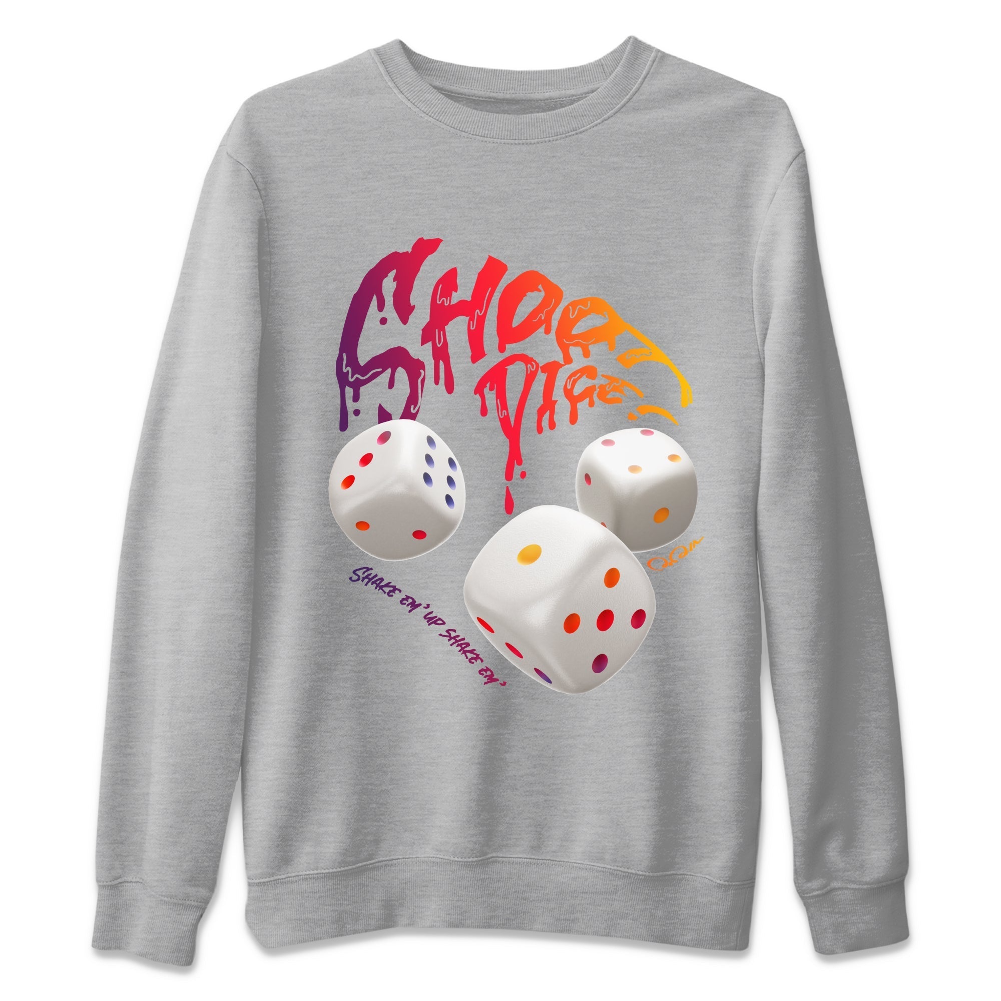 Air Jordan 3 J Balvin shirt to match jordans Shoot Dice Streetwear Sneaker Shirt AJ3 Balvin  Drip Gear Zone Sneaker Matching Clothing LGBTQ Gay Pride T-Shirt Unisex Heather Grey 2 T-Shirt