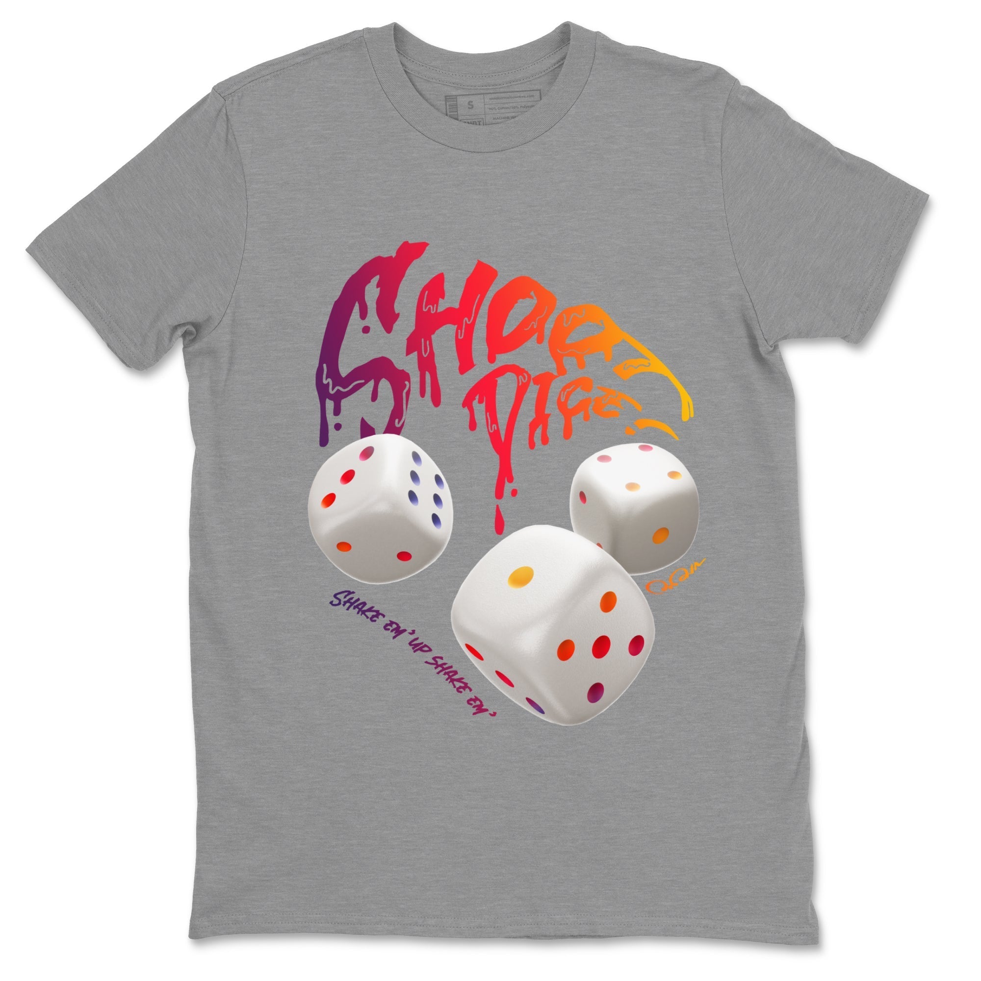 Air Jordan 3 J Balvin shirt to match jordans Shoot Dice Streetwear Sneaker Shirt AJ3 Balvin  Drip Gear Zone Sneaker Matching Clothing LGBTQ Gay Pride T-Shirt Unisex Heather Grey 2 T-Shirt