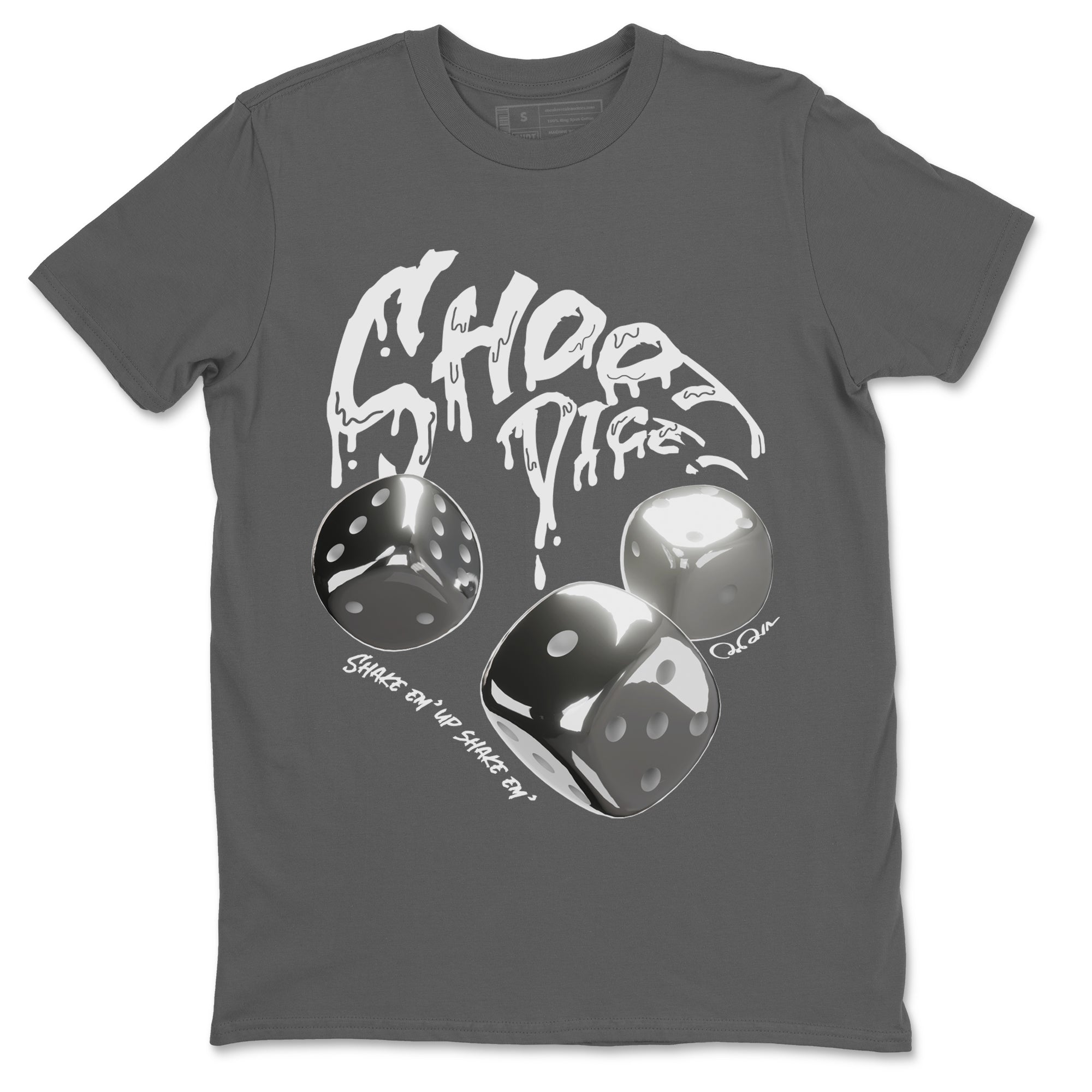 Air Jordan 4 Frozen Moments shirt to match jordans Shoot Dice Streetwear Sneaker Shirt AJ4 Frozen Moments Drip Gear Zone Sneaker Matching Clothing Unisex Cool Grey 2 T-Shirt