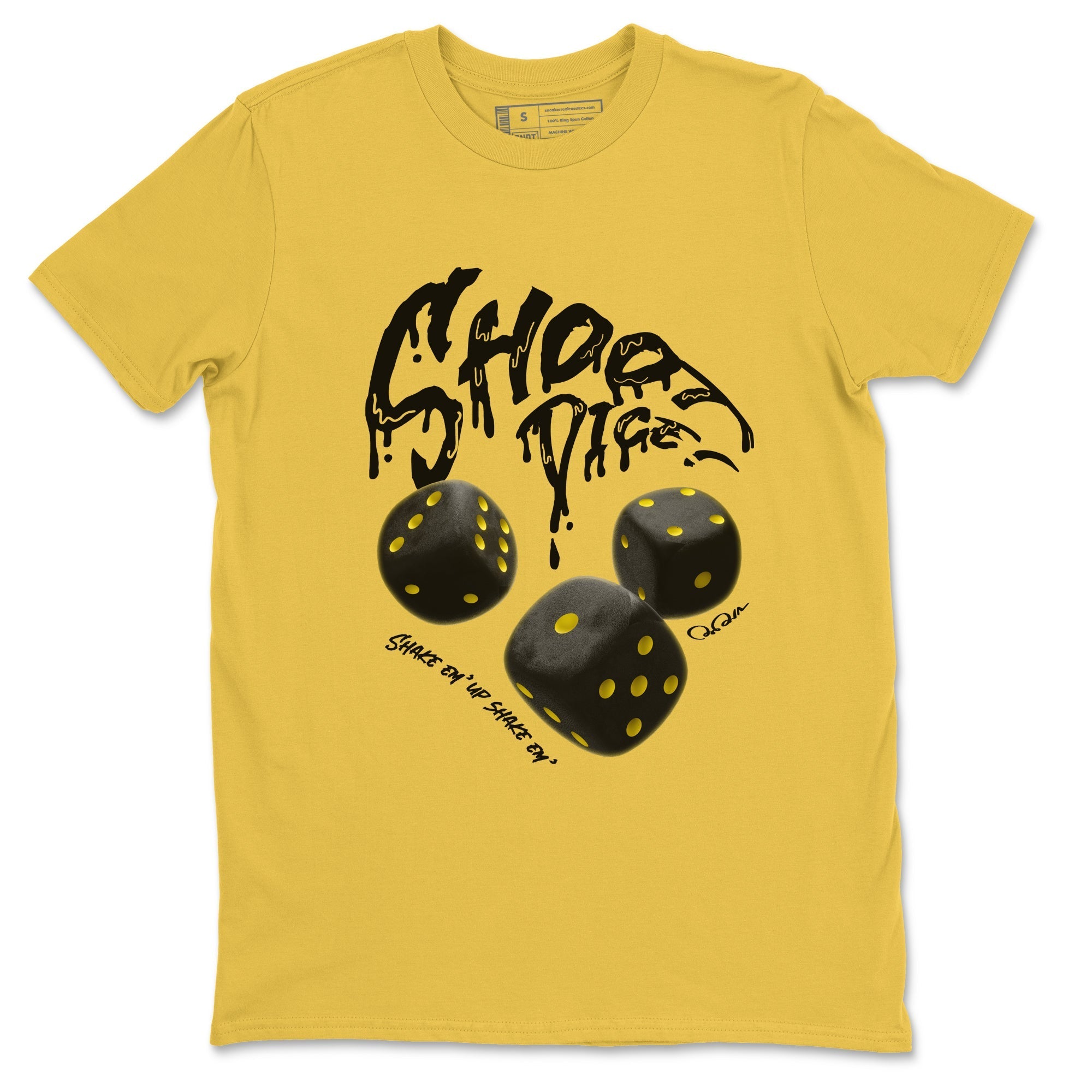 Air Jordan 4 Thunder Sneaker Match Tees Shoot Dice Streetwear Sneaker Shirt AJ4 Thunder Sneaker Release Tees Unisex Shirts Daisy 2