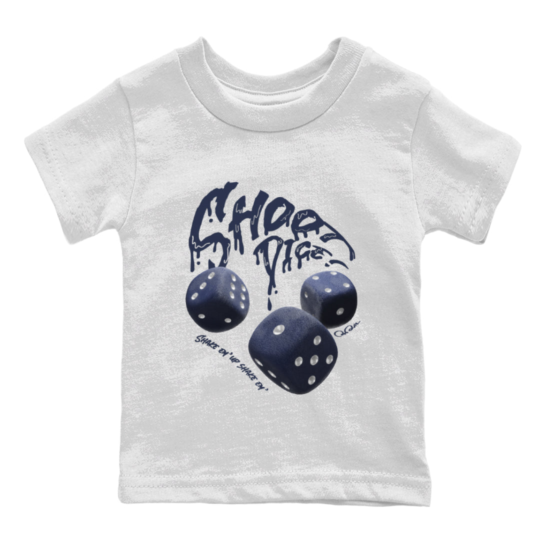 Air Jordan 5 George Town Sneaker Match Tees Shoot Dice Streetwear Sneaker Shirt AJ5 George Town Sneaker Release Tees Kids Shirts White 2