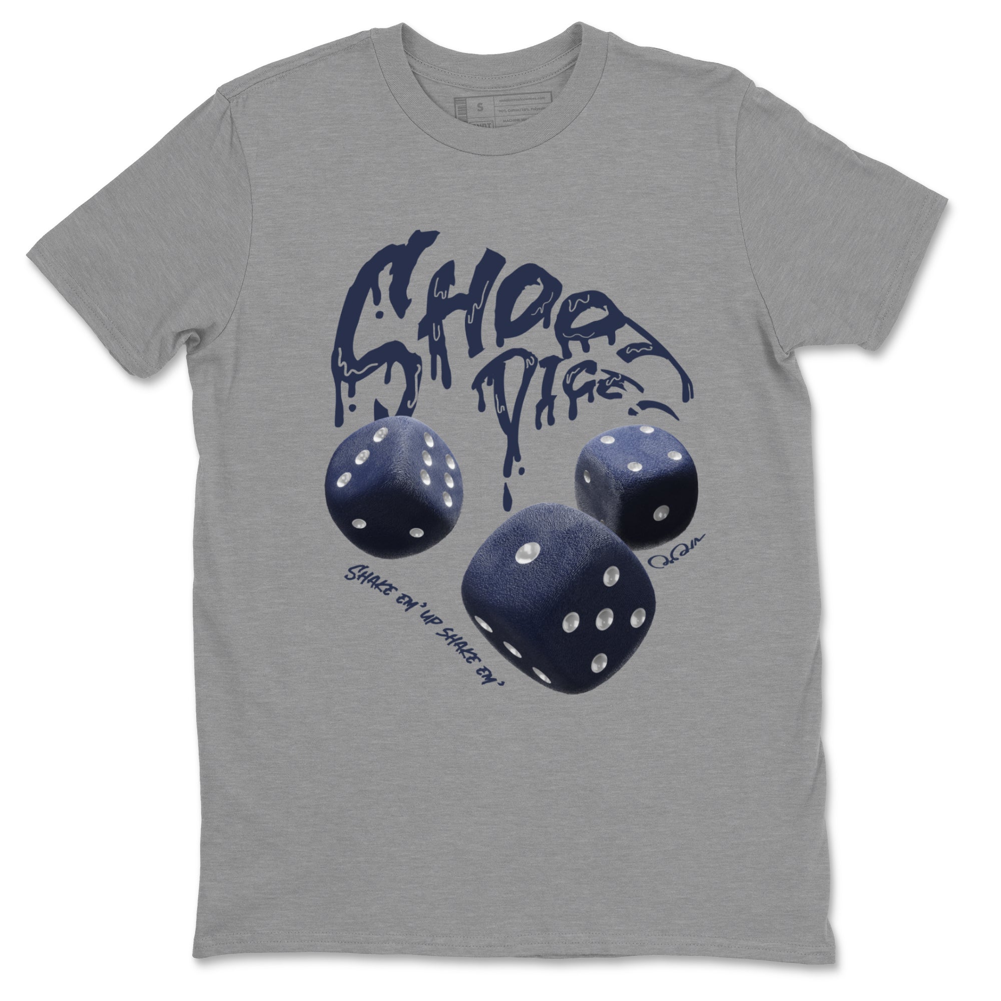 Air Jordan 5 George Town Sneaker Match Tees Shoot Dice Streetwear Sneaker Shirt AJ5 George Town Sneaker Release Tees Unisex Shirts Heather Grey 2