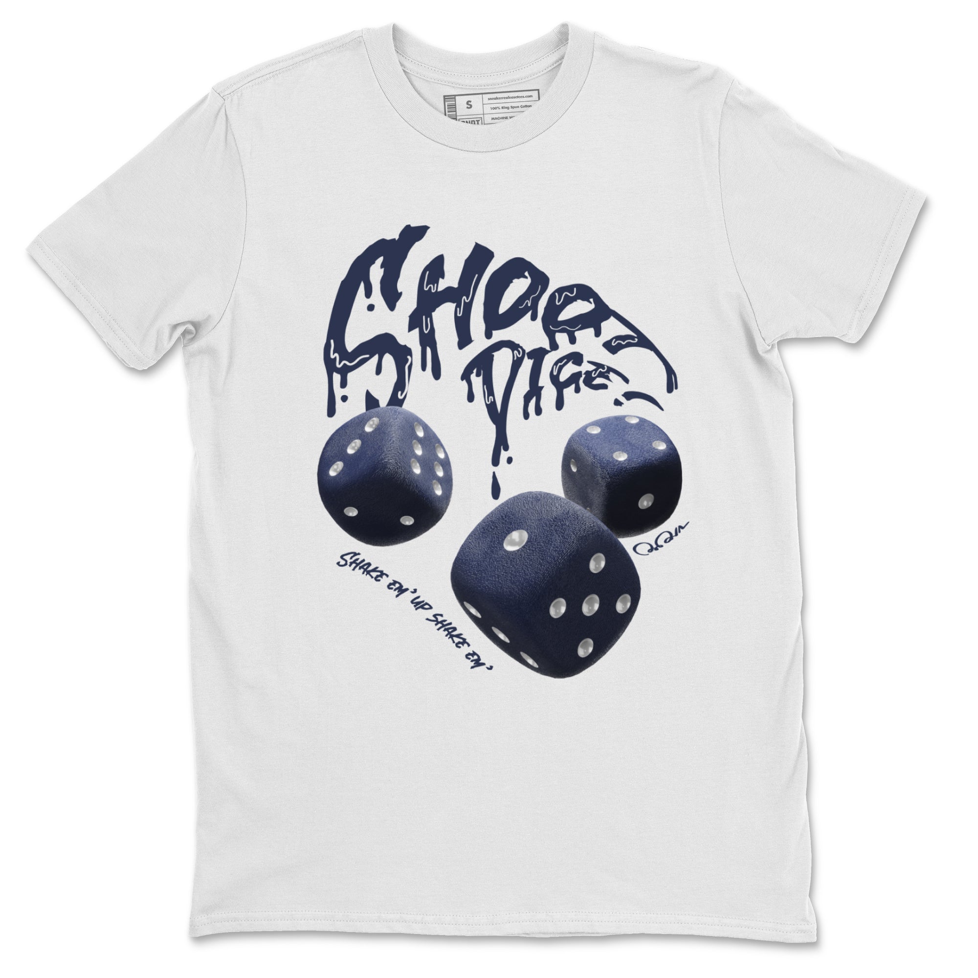 Air Jordan 5 George Town Sneaker Match Tees Shoot Dice Streetwear Sneaker Shirt AJ5 George Town Sneaker Release Tees Unisex Shirts White 2