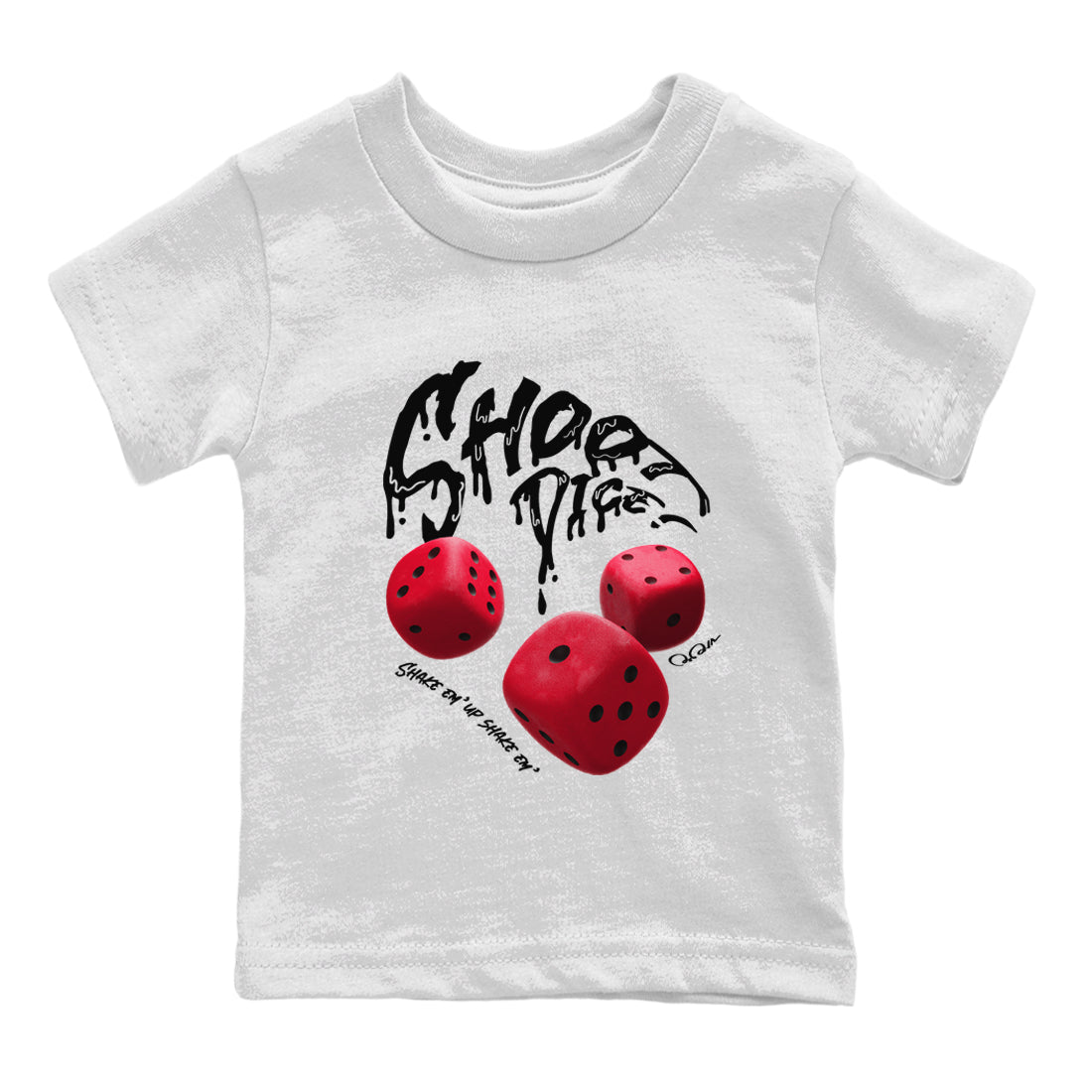 Air Jordan 6 Toro Bravo Sneaker Match Tees Shoot Dice Streetwear Sneaker Shirt AJ6 Toro Bravo Sneaker Release Tees Kids Shirts White 2