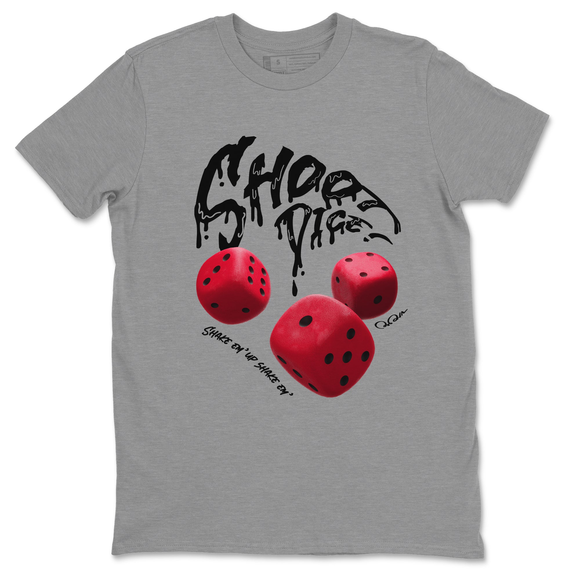 Air Jordan 6 Toro Bravo Sneaker Match Tees Shoot Dice Streetwear Sneaker Shirt AJ6 Toro Bravo Sneaker Release Tees Unisex Shirts Heather Grey 2