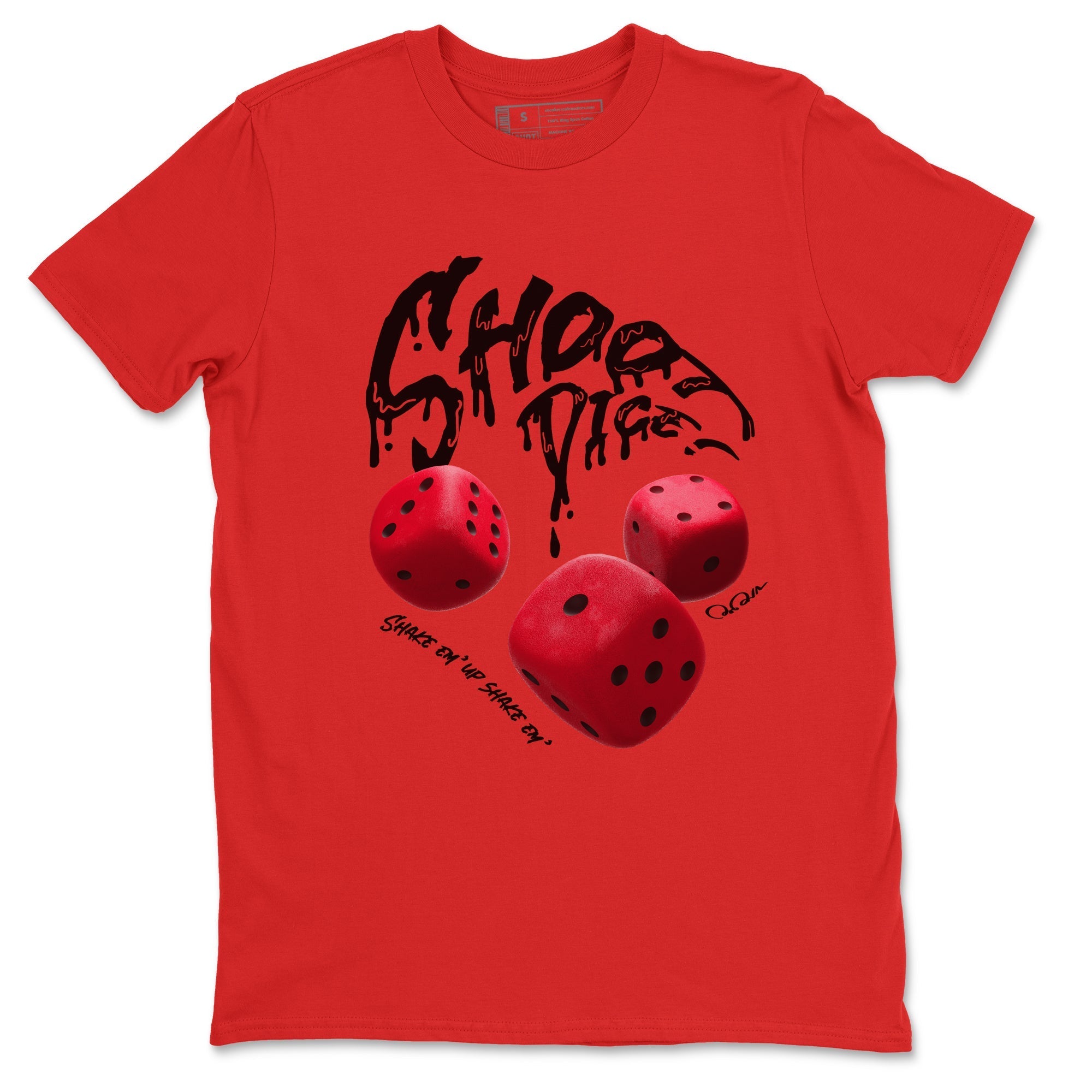 Air Jordan 6 Toro Bravo Sneaker Match Tees Shoot Dice Streetwear Sneaker Shirt AJ6 Toro Bravo Sneaker Release Tees Unisex Shirts Red 2