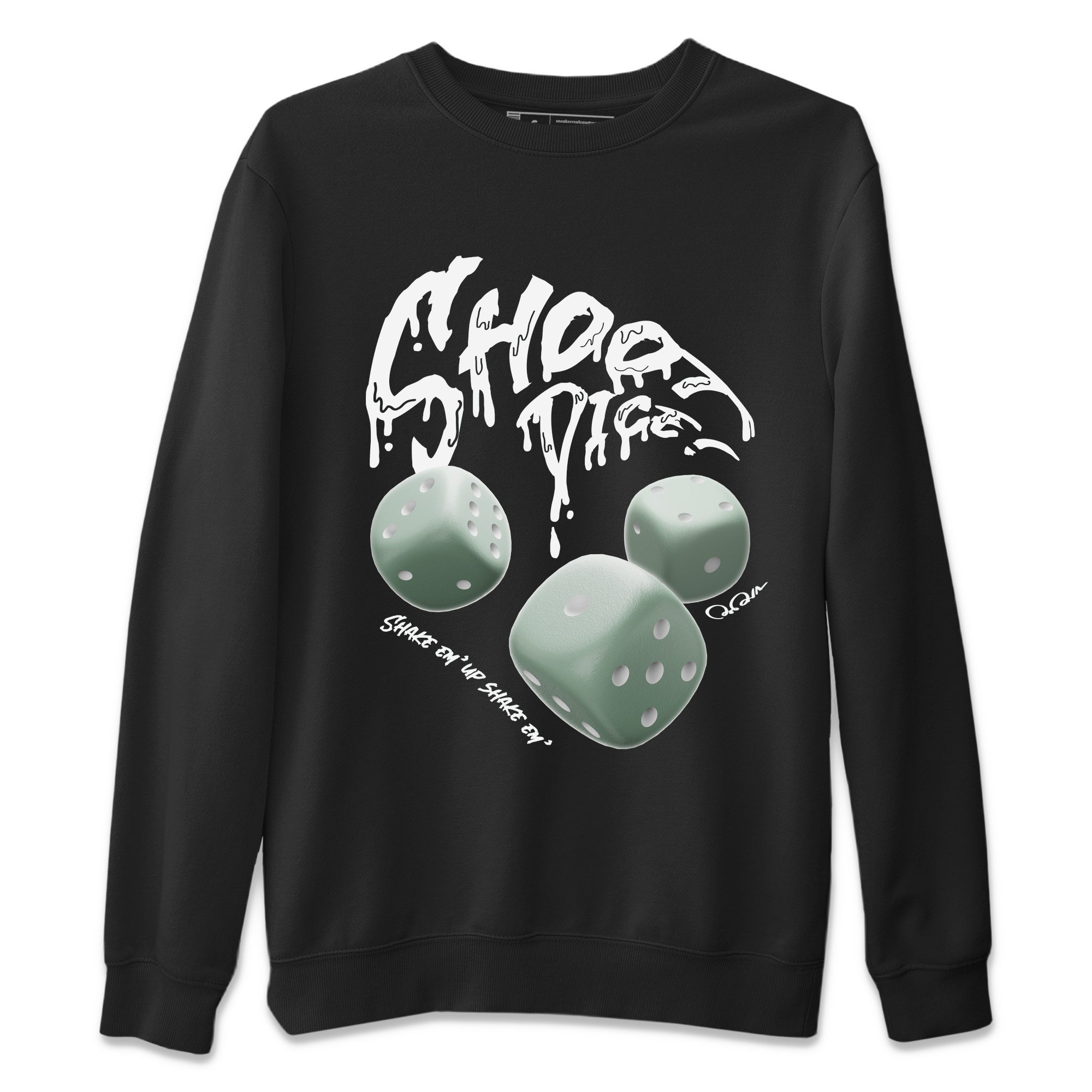 Dunk Mica Green Sneaker Match Tees Shoot Dice Streetwear Sneaker Shirt Nike Dunk Low Mica Green Sneaker Release Tees Unisex Shirts Black 2