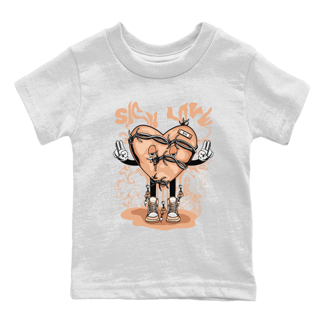 Air Jordan 1 High OG WMNS Praline shirt to match jordans Sick Love Streetwear Sneaker Shirt Air Jordan 1 Praline Drip Gear Zone Sneaker Matching Clothing Baby Toddler White 2 T-Shirt