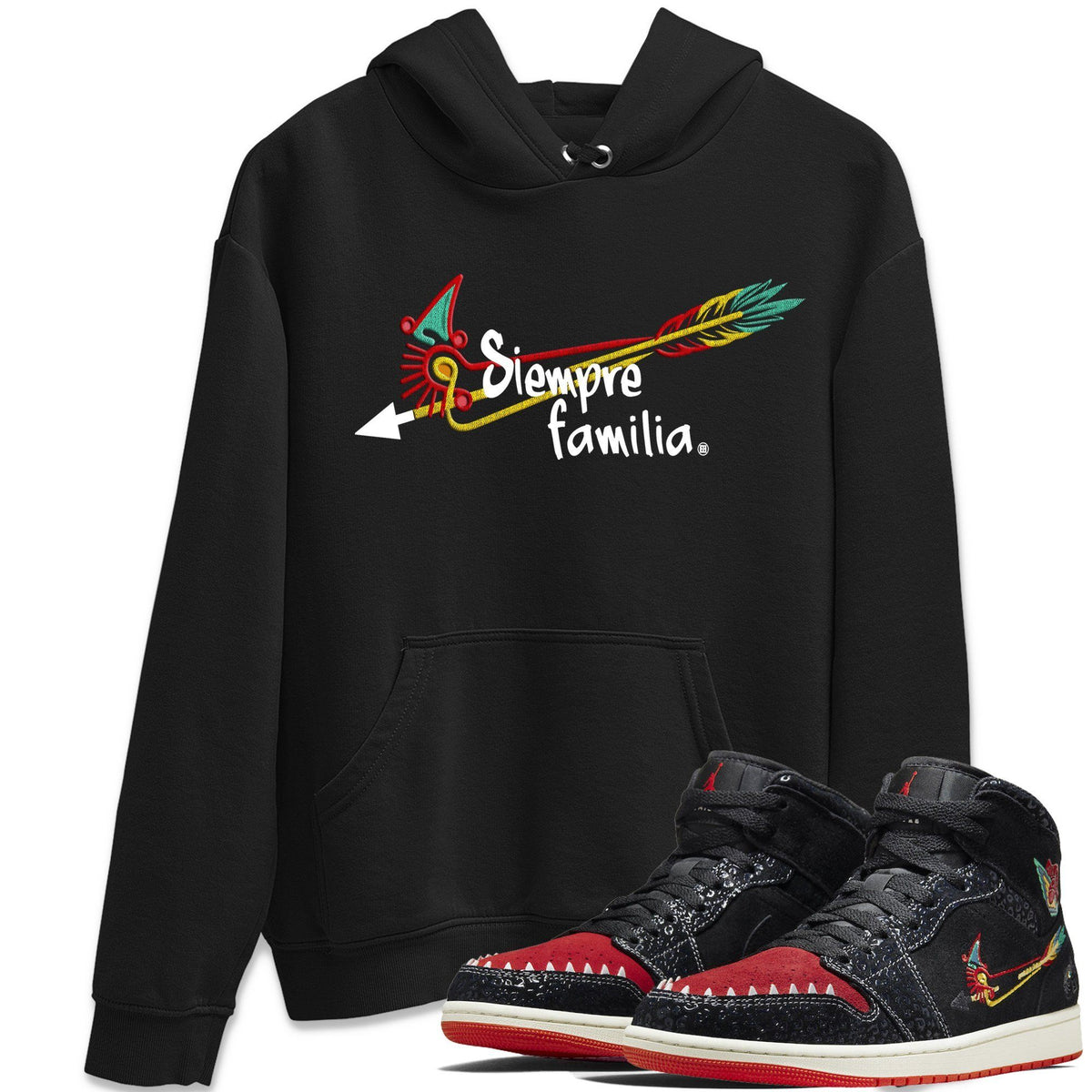 Jordan 1 Siempre Familia Shirt To Match Jordans Siempre Familia Sneaker Tees Jordan 1 Siempre Familia Drip Gear Zone Sneaker Matching Clothing Unisex Shirts