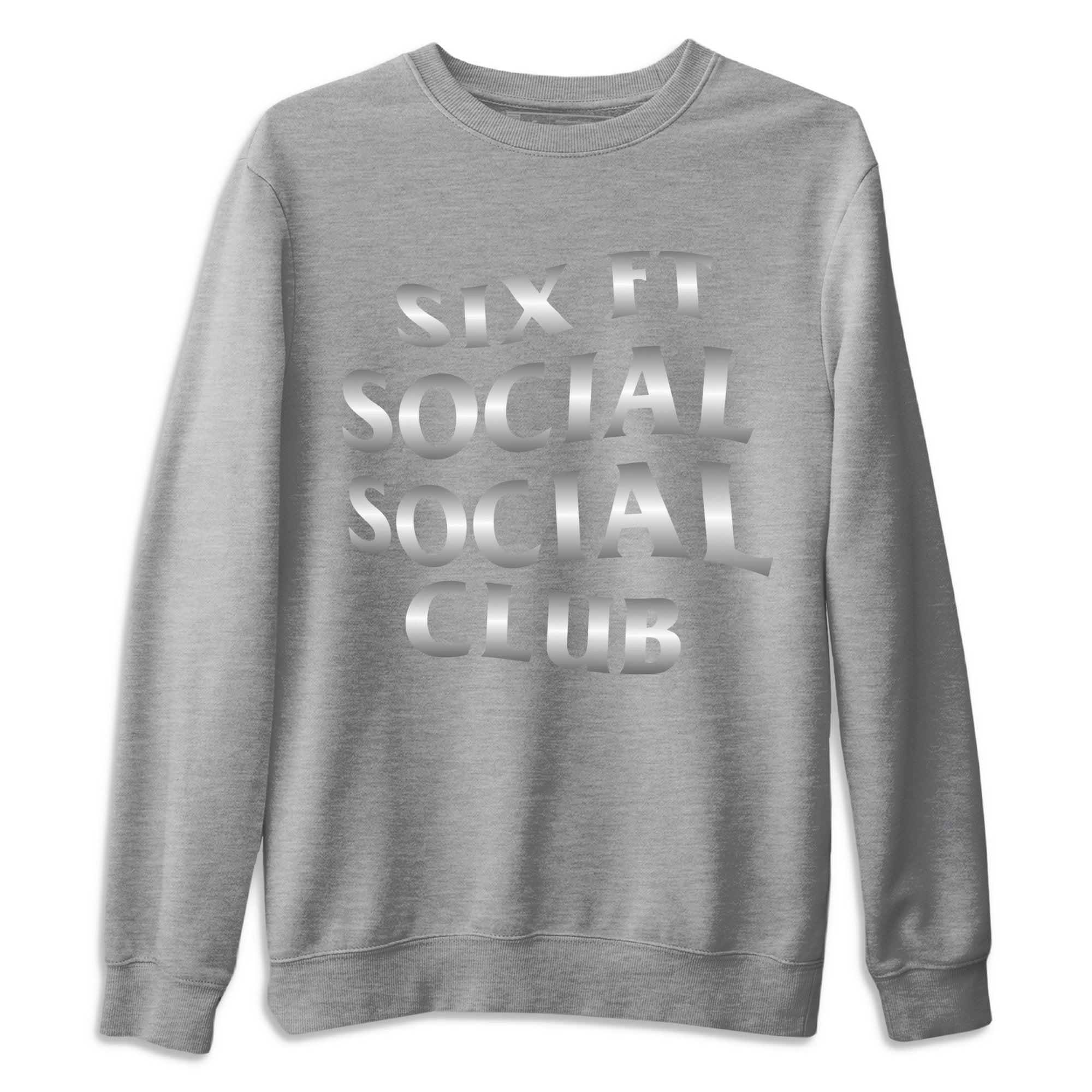 Jordan 1 Silver Toe Shirt To Match Jordans Six FT Social Club Sneaker Tees Jordan 1 Silver Toe Drip Gear Zone Sneaker Matching Clothing Unisex Shirts