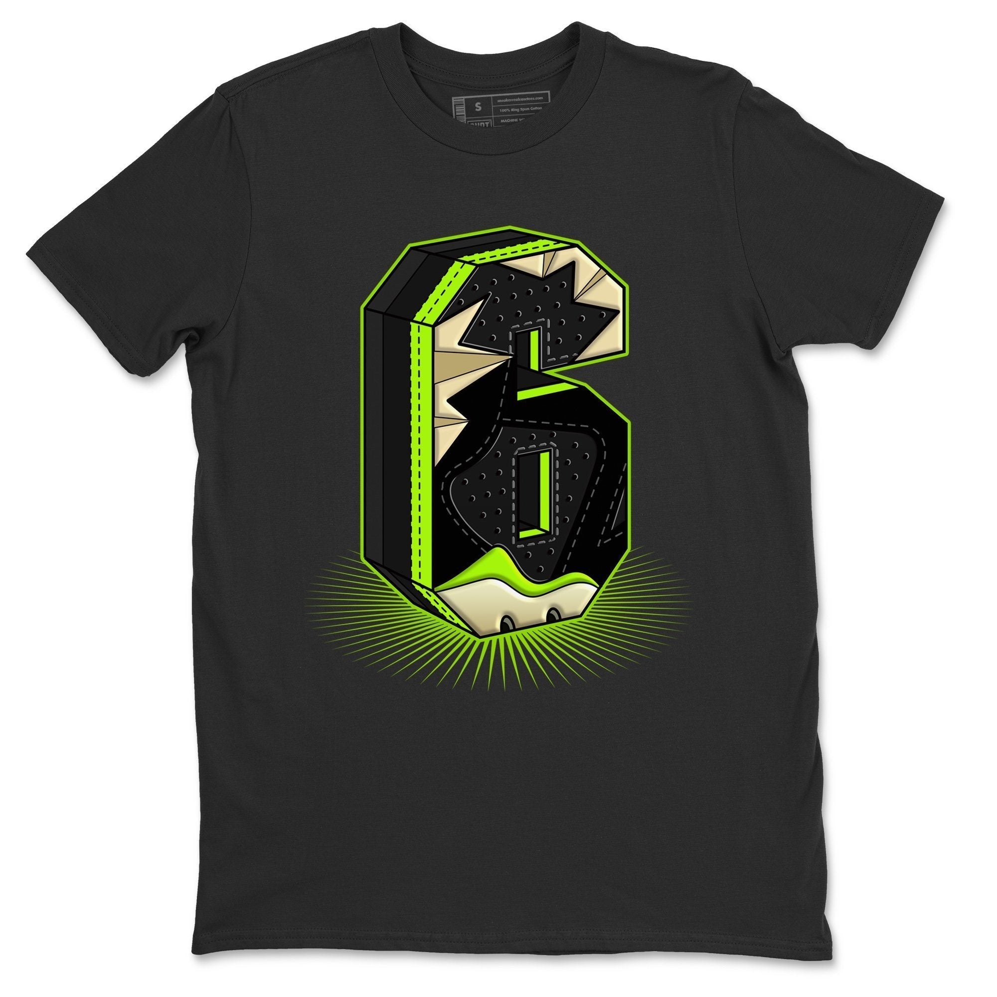 Jordan 6 Electric Green Shirt To Match Jordans Six Statue Sneaker Tees Jordan 6 Electric Green Drip Gear Zone Sneaker Matching Clothing Unisex Shirts