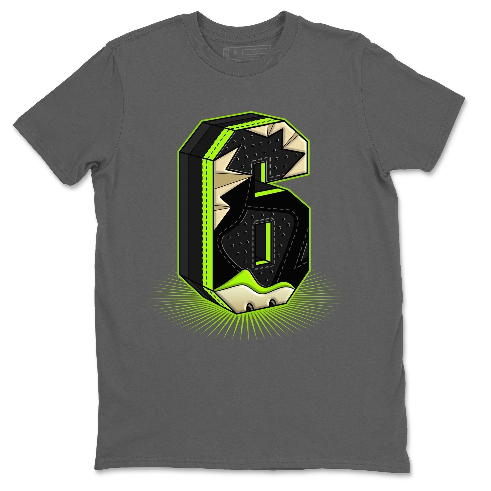 Jordan 6 Electric Green Shirt To Match Jordans Six Statue Sneaker Tees Jordan 6 Electric Green Drip Gear Zone Sneaker Matching Clothing Unisex Shirts