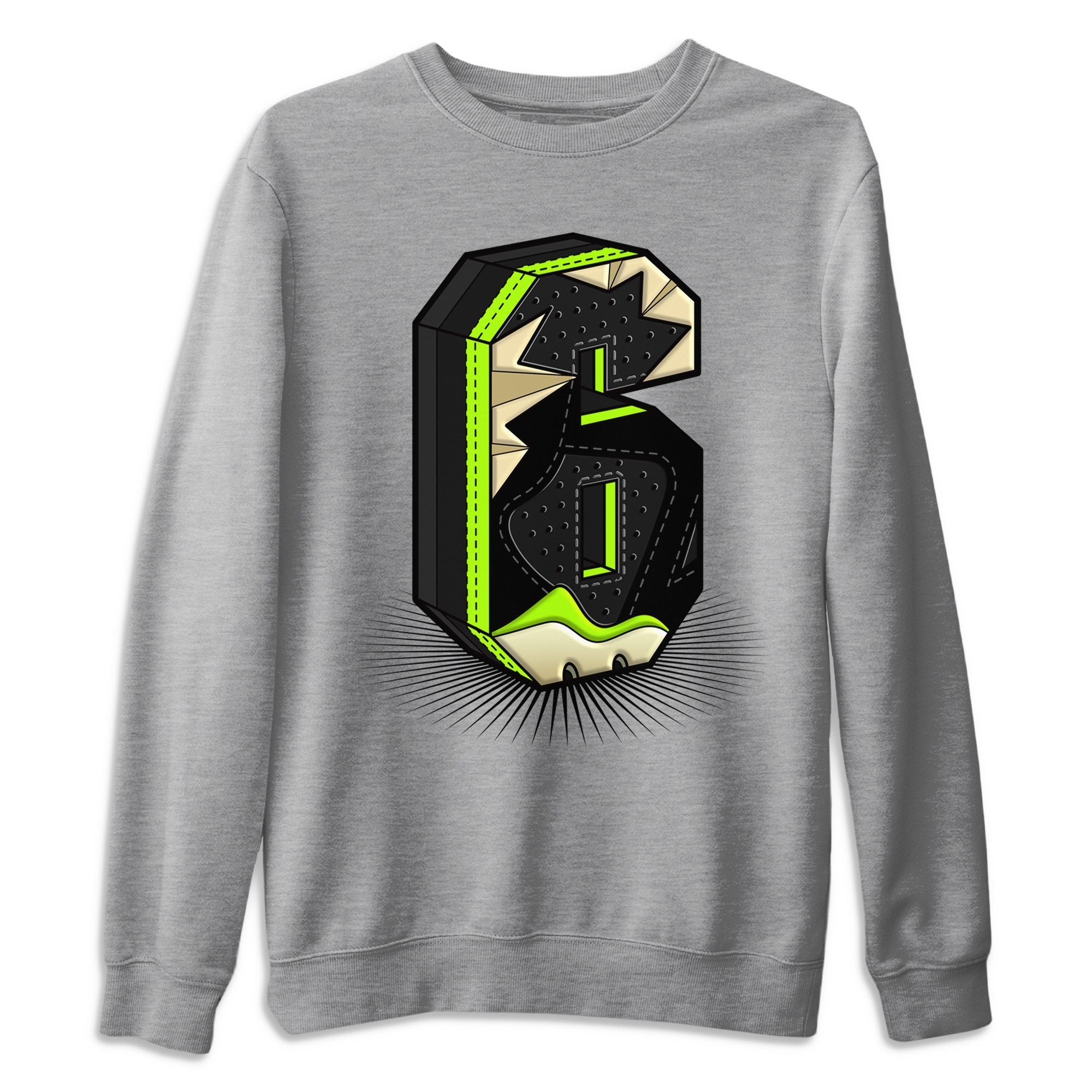 Jordan 6 Electric Green Shirt To Match Jordans Six Statue Sneaker Tees Jordan 6 Electric Green Drip Gear Zone Sneaker Matching Clothing Unisex Shirts