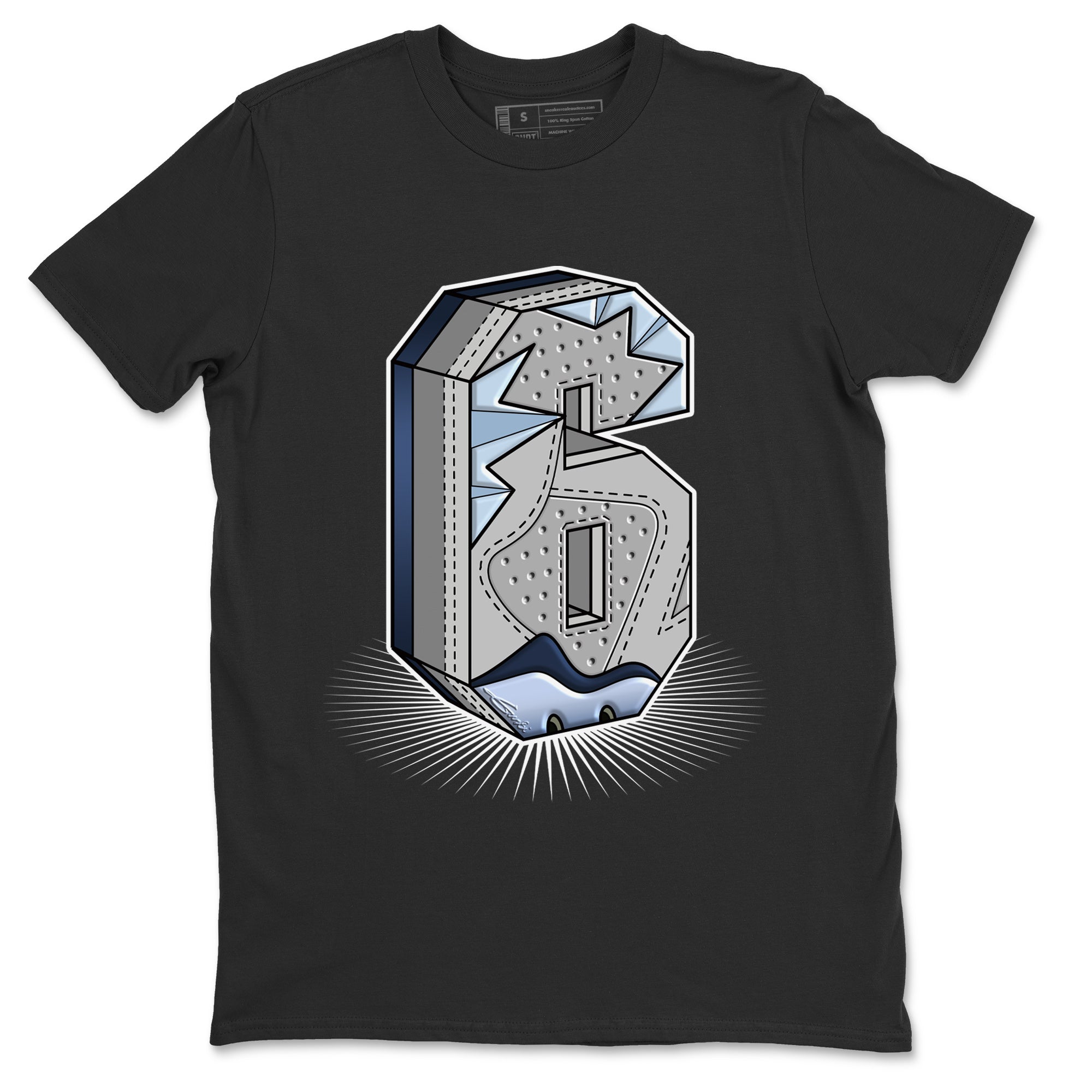 Jordan 6 Georgetown Shirt To Match Jordans Six Statue Sneaker Tees Jordan 6 Georgetown Drip Gear Zone Sneaker Matching Clothing Unisex Shirts