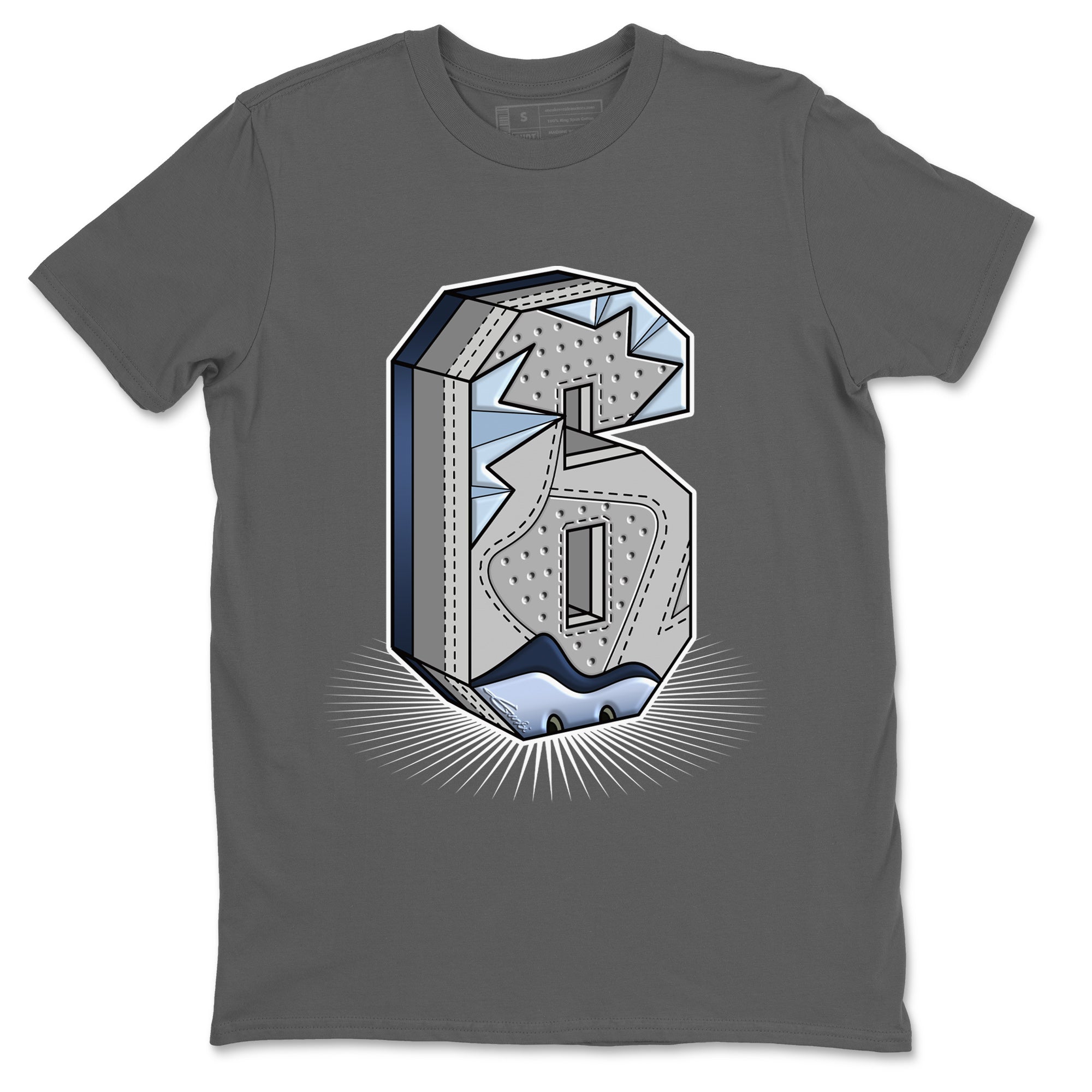 Jordan 6 Georgetown Shirt To Match Jordans Six Statue Sneaker Tees Jordan 6 Georgetown Drip Gear Zone Sneaker Matching Clothing Unisex Shirts