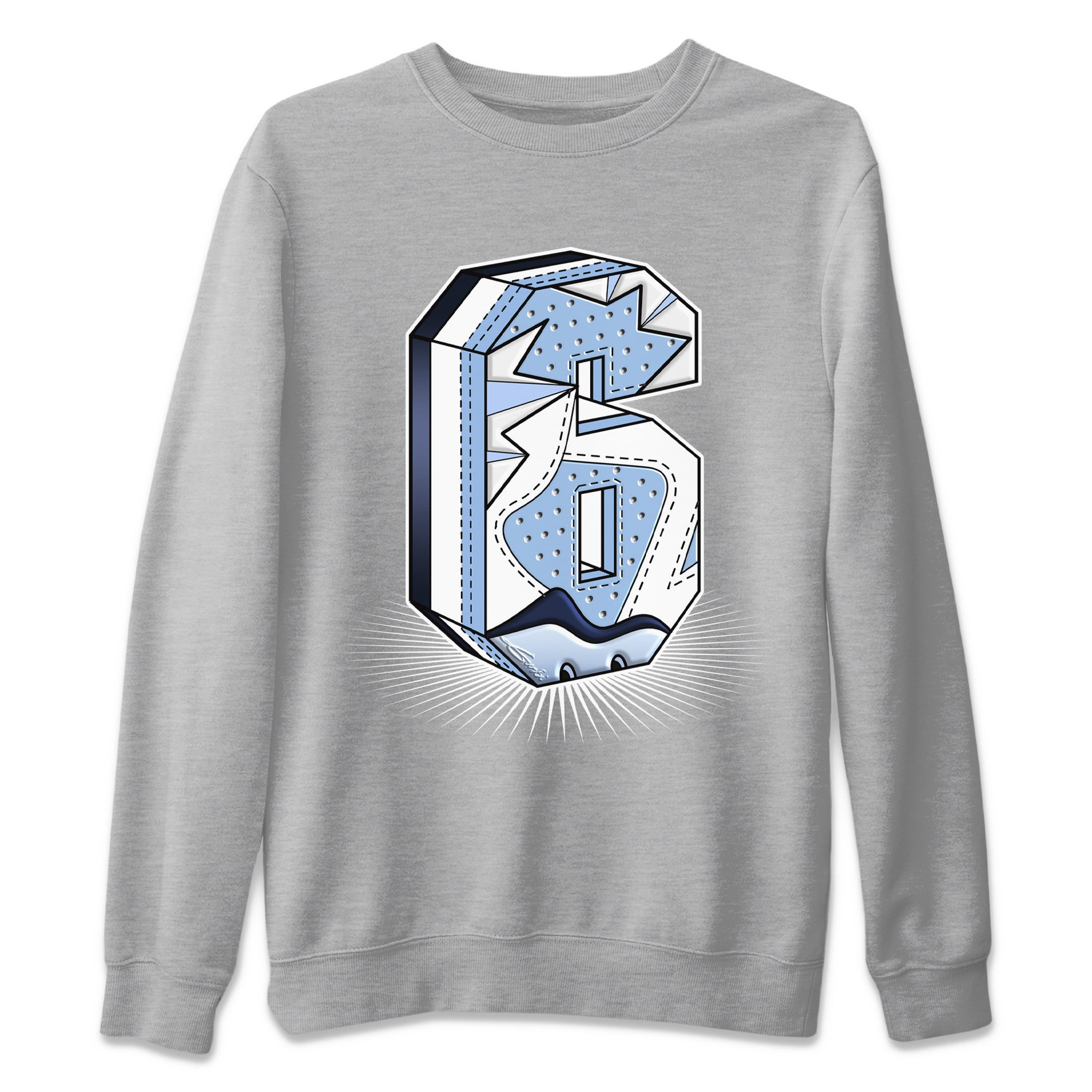 Jordan 6 UNC Shirt To Match Jordans Six Statue Sneaker Tees Jordan 6 UNC Drip Gear Zone Sneaker Matching Clothing Unisex Shirts