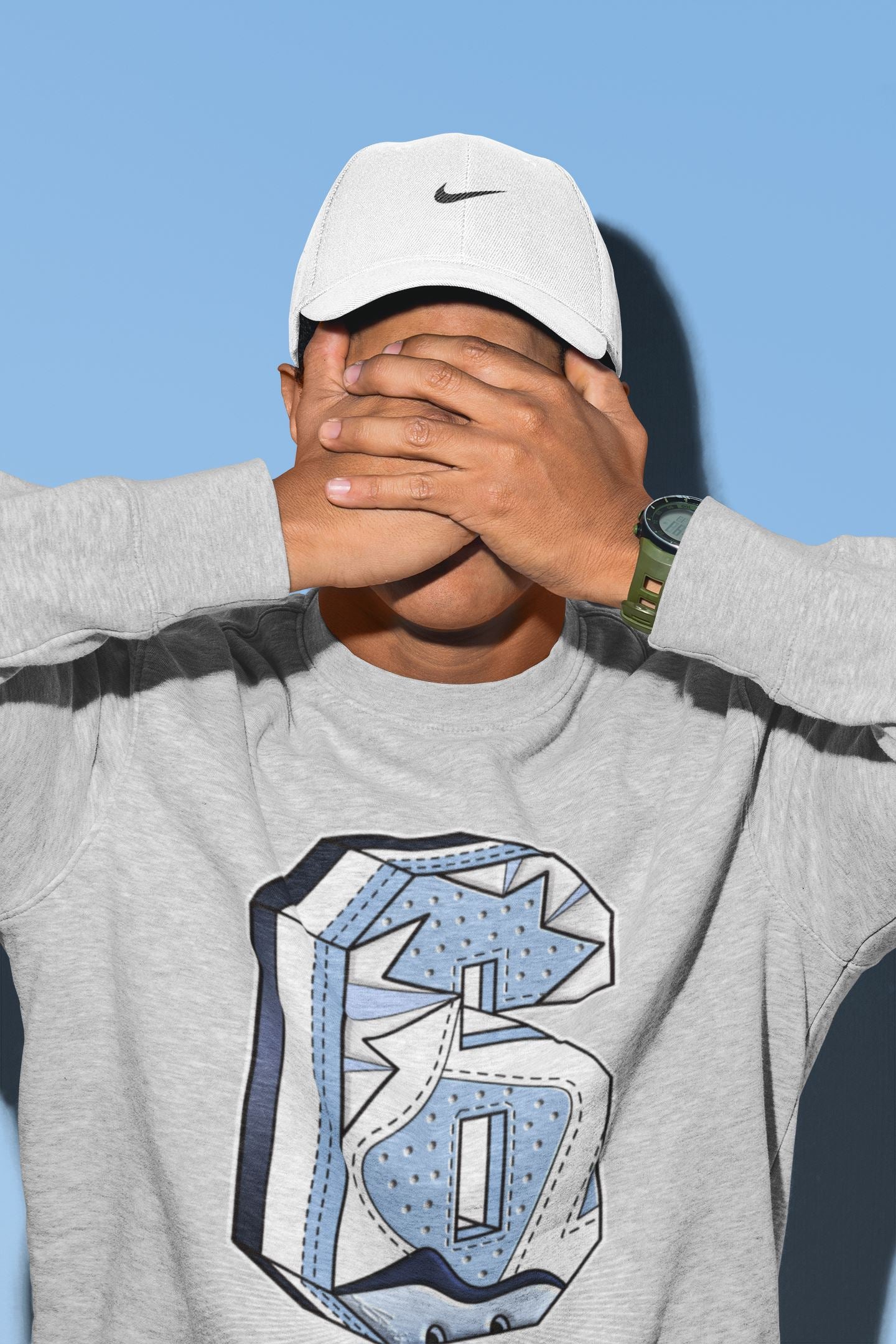 Jordan 6 UNC Shirt To Match Jordans Six Statue Sneaker Tees Jordan 6 UNC Drip Gear Zone Sneaker Matching Clothing Unisex Shirts