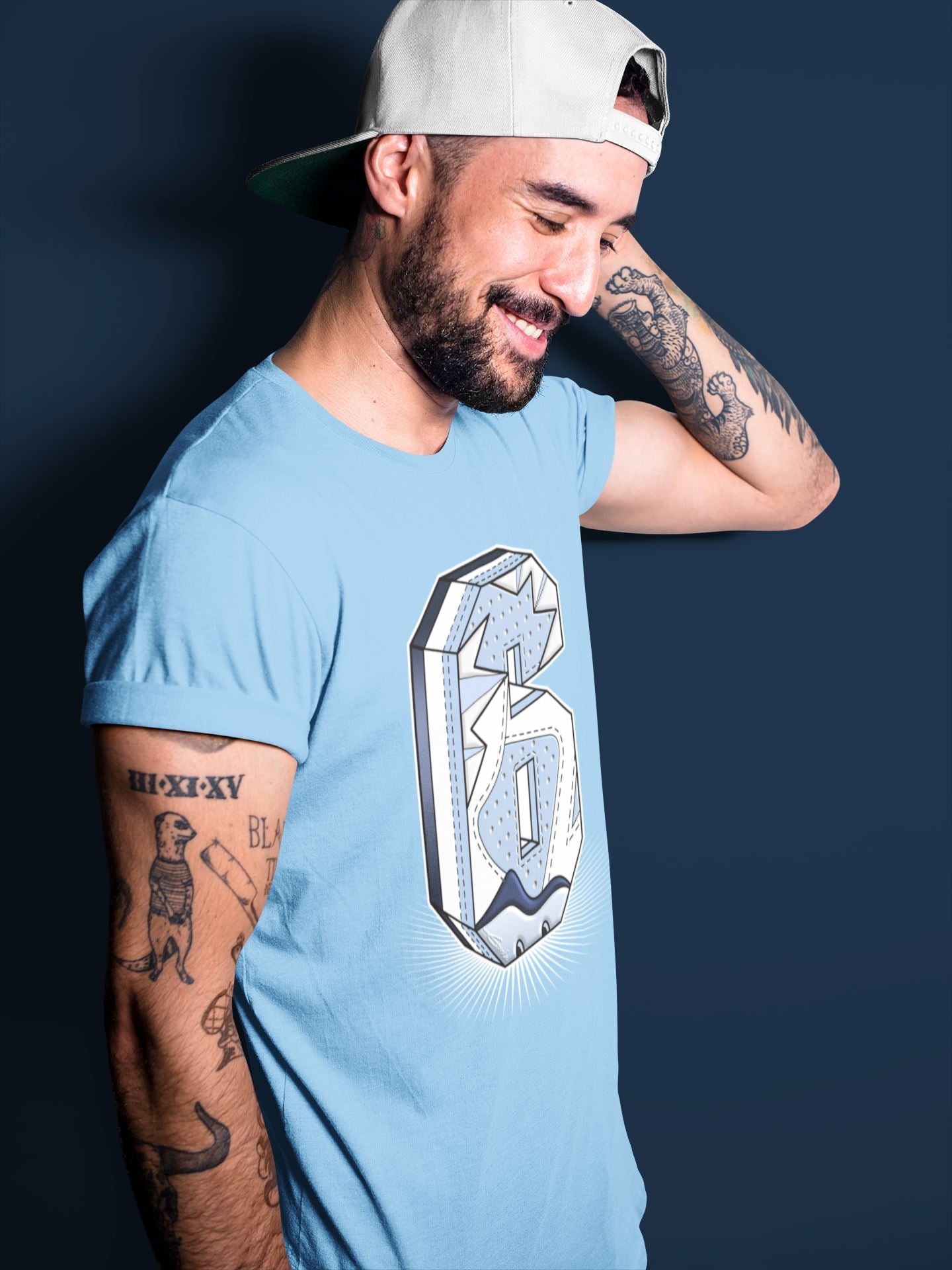 Jordan 6 UNC Shirt To Match Jordans Six Statue Sneaker Tees Jordan 6 UNC Drip Gear Zone Sneaker Matching Clothing Unisex Shirts