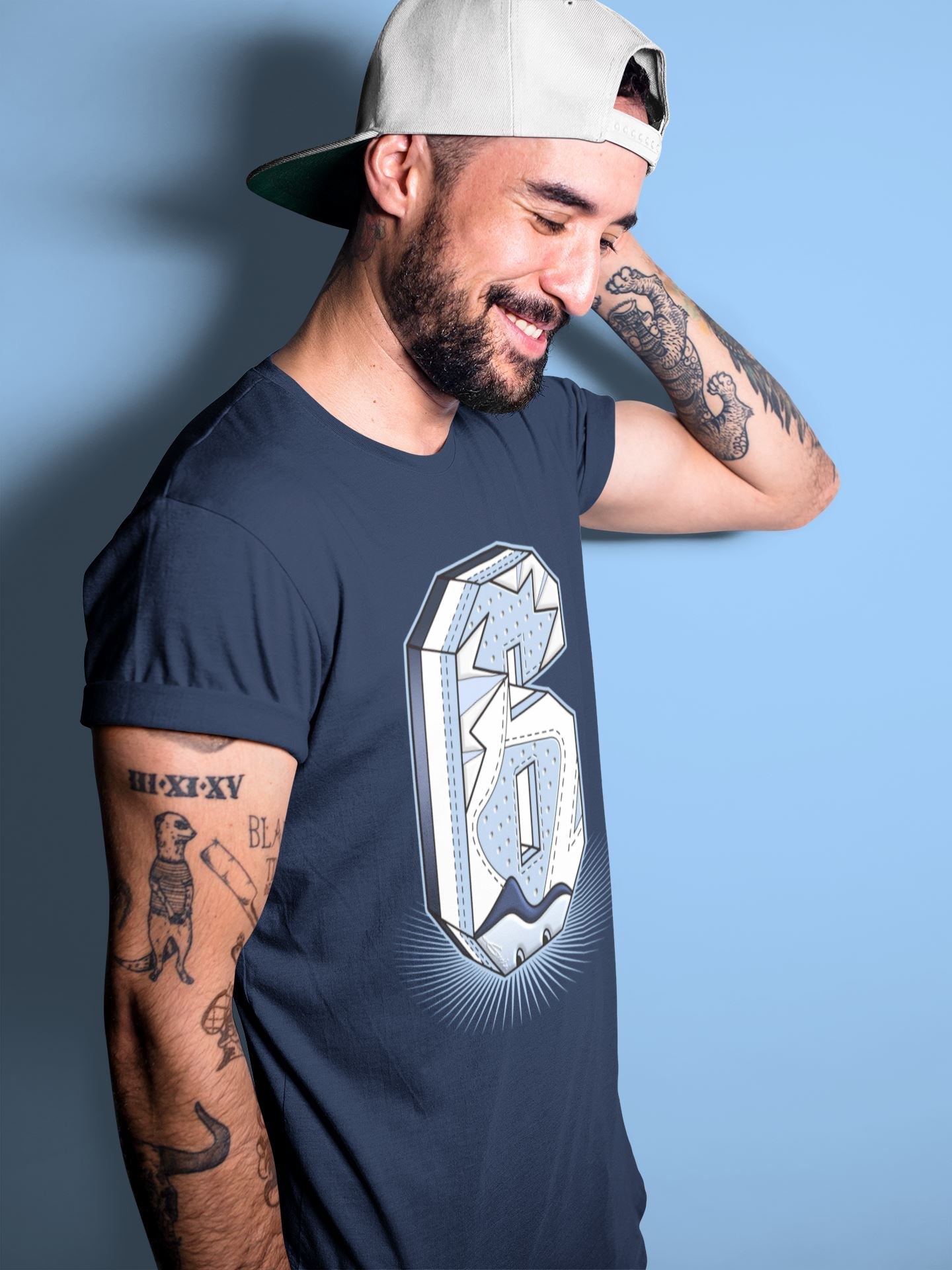 Jordan 6 UNC Shirt To Match Jordans Six Statue Sneaker Tees Jordan 6 UNC Drip Gear Zone Sneaker Matching Clothing Unisex Shirts