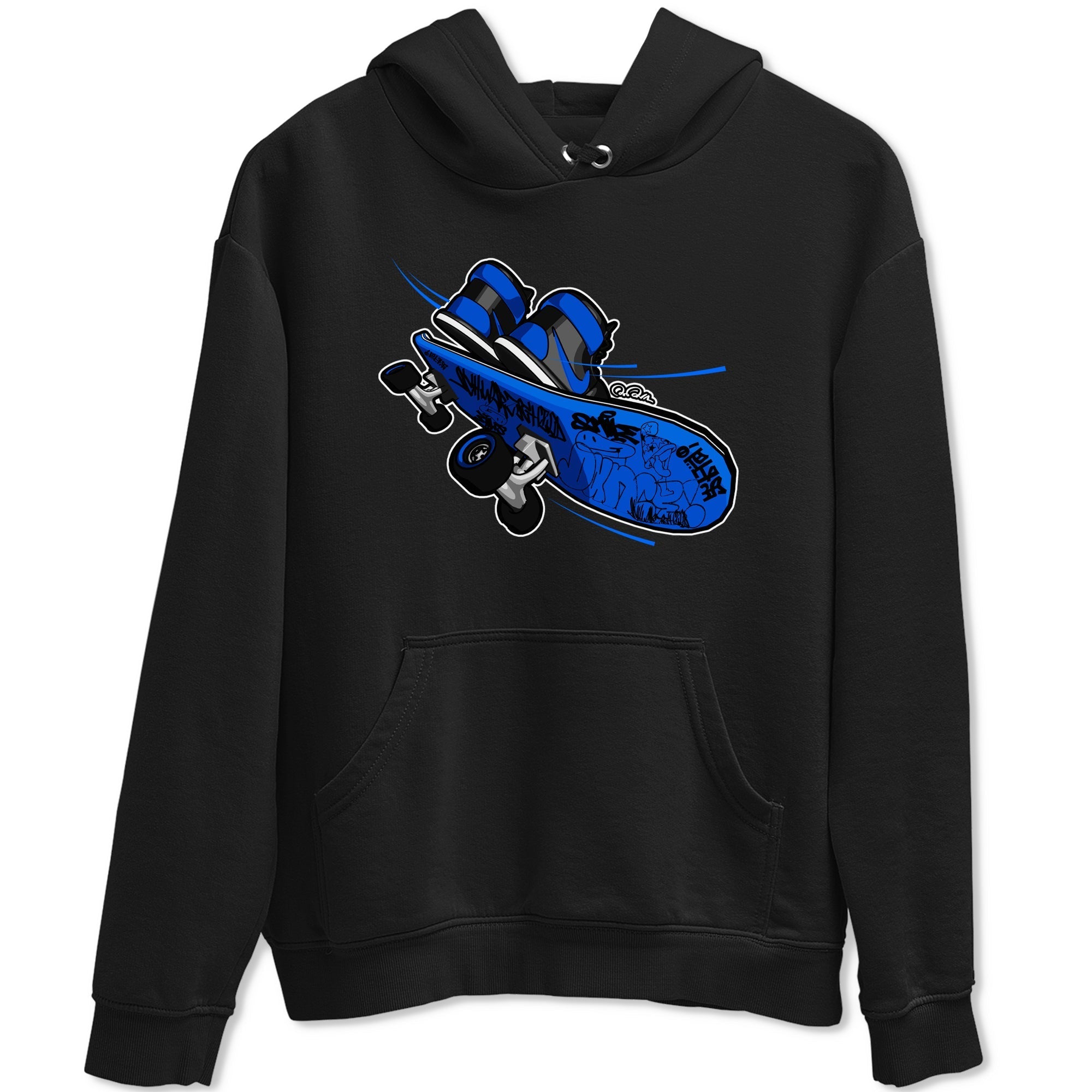 Air Jordan 1 Royal Reimagined shirt to match jordans Skateboard sneaker tees AJ1 Royal Reimagined Drip Gear Zone Unisex Sneaker Tees and Sneaker Match T-Shirt Black 2 T-Shirt