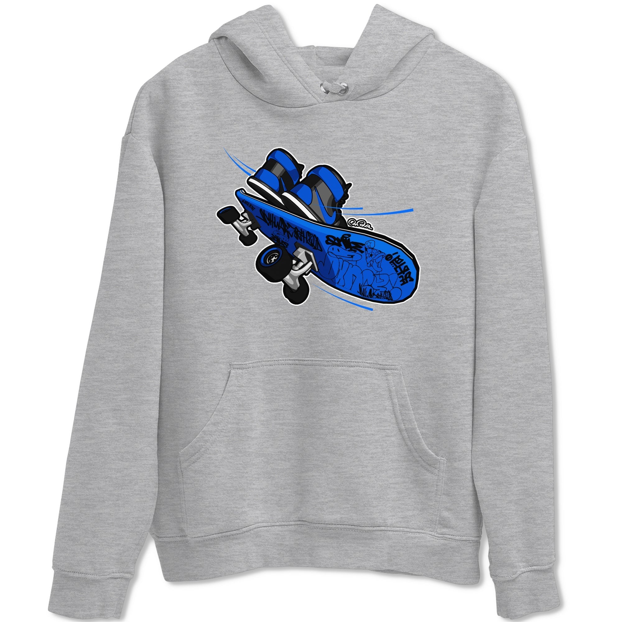 Air Jordan 1 Royal Reimagined shirt to match jordans Skateboard sneaker tees AJ1 Royal Reimagined Drip Gear Zone Unisex Sneaker Tees and Sneaker Match T-Shirt Heather Grey 2 T-Shirt