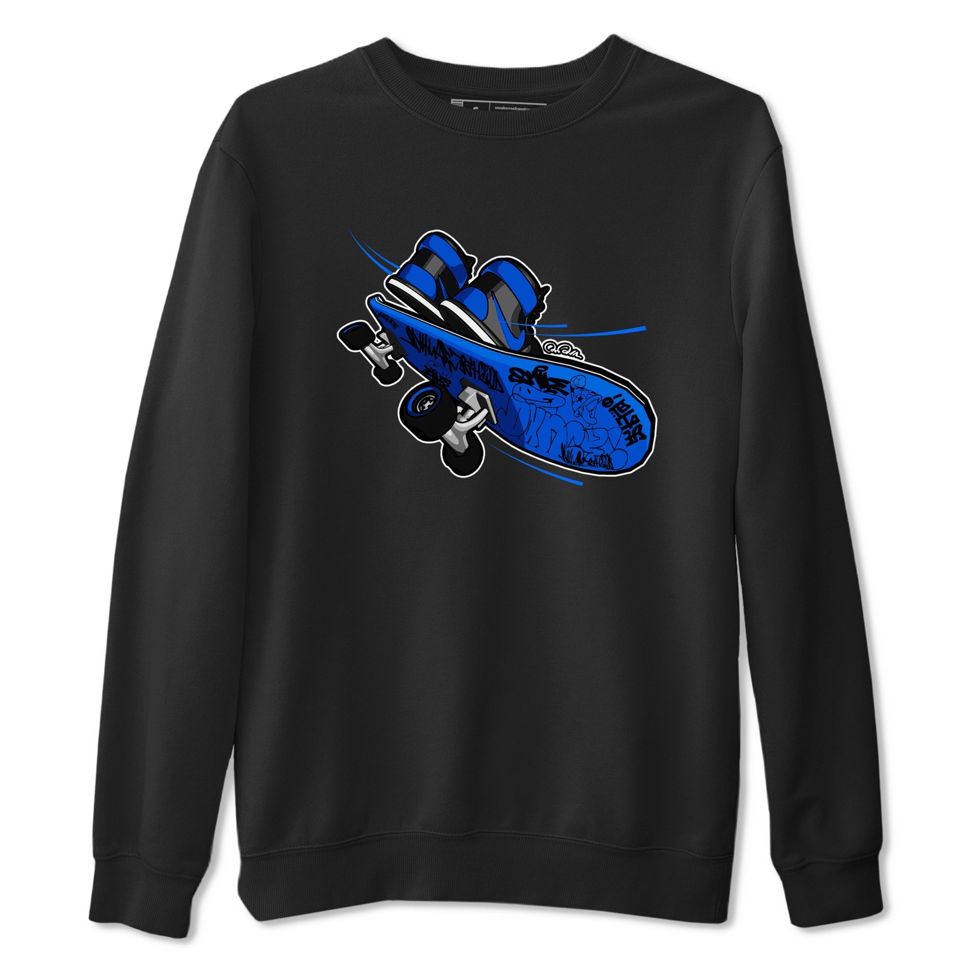 Air Jordan 1 Royal Reimagined shirt to match jordans Skateboard sneaker tees AJ1 Royal Reimagined Drip Gear Zone Unisex Sneaker Tees and Sneaker Match T-Shirt Black 2 T-Shirt