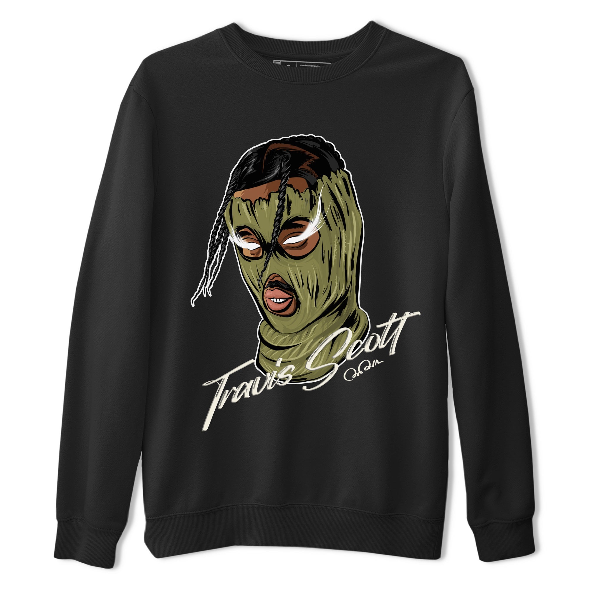 Air Jordan 1 Travis Scott Golf shirt to match jordans Ski Mask Gang Streetwear Sneaker Shirt AJ1 lowTravis Scott Golf Drip Gear Zone Sneaker Matching Clothing Unisex Black 2 T-Shirt