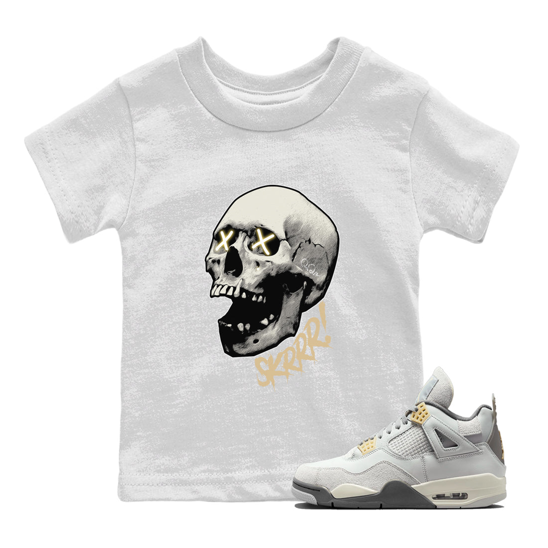 Jordan 4 Craft Sneaker Tees Drip Gear Zone Skrrr Sneaker Tees Jordan 4 Craft Shirt Kids Shirts