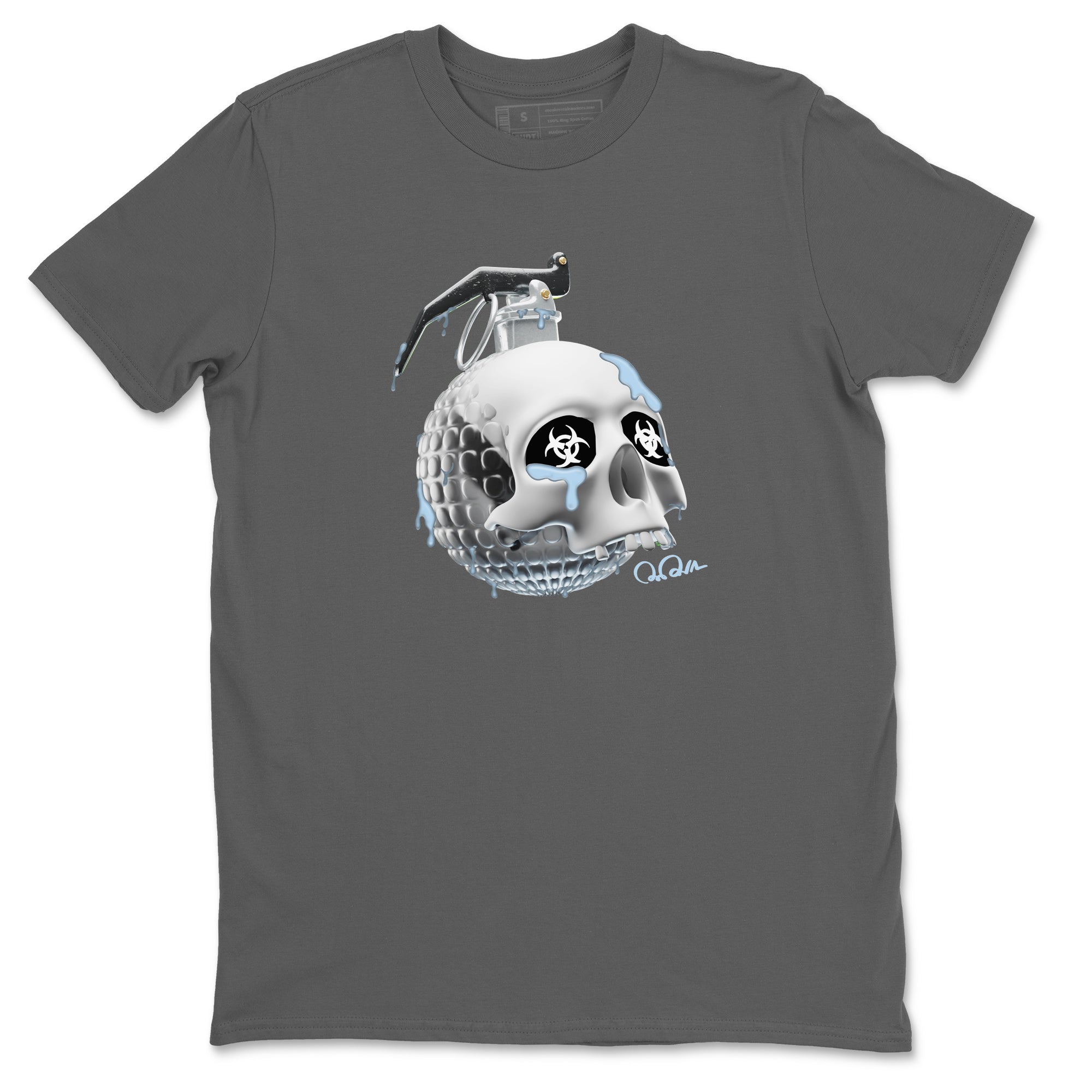 Air Jordan 11 White Cement Sneaker Tees Drip Gear Zone Skull Bomb Sneaker Tees Air Jordan 11 Cement Grey Shirt Unisex Shirts Cool Grey 2