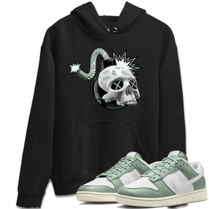 Dunk Mica Green Sneaker Match Tees Skull Bomb Sneaker Tees Dunk Low Mica Green Sneaker Release Tees Unisex Shirts Black 1