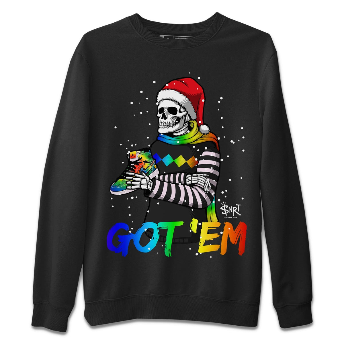 Jordan 1 J Balvin Sneaker Matching T-Shirt Skull Got Em Sneaker Tees Jordan 1 J Balvin Sneaker Release Tees Crew Neck Tees
