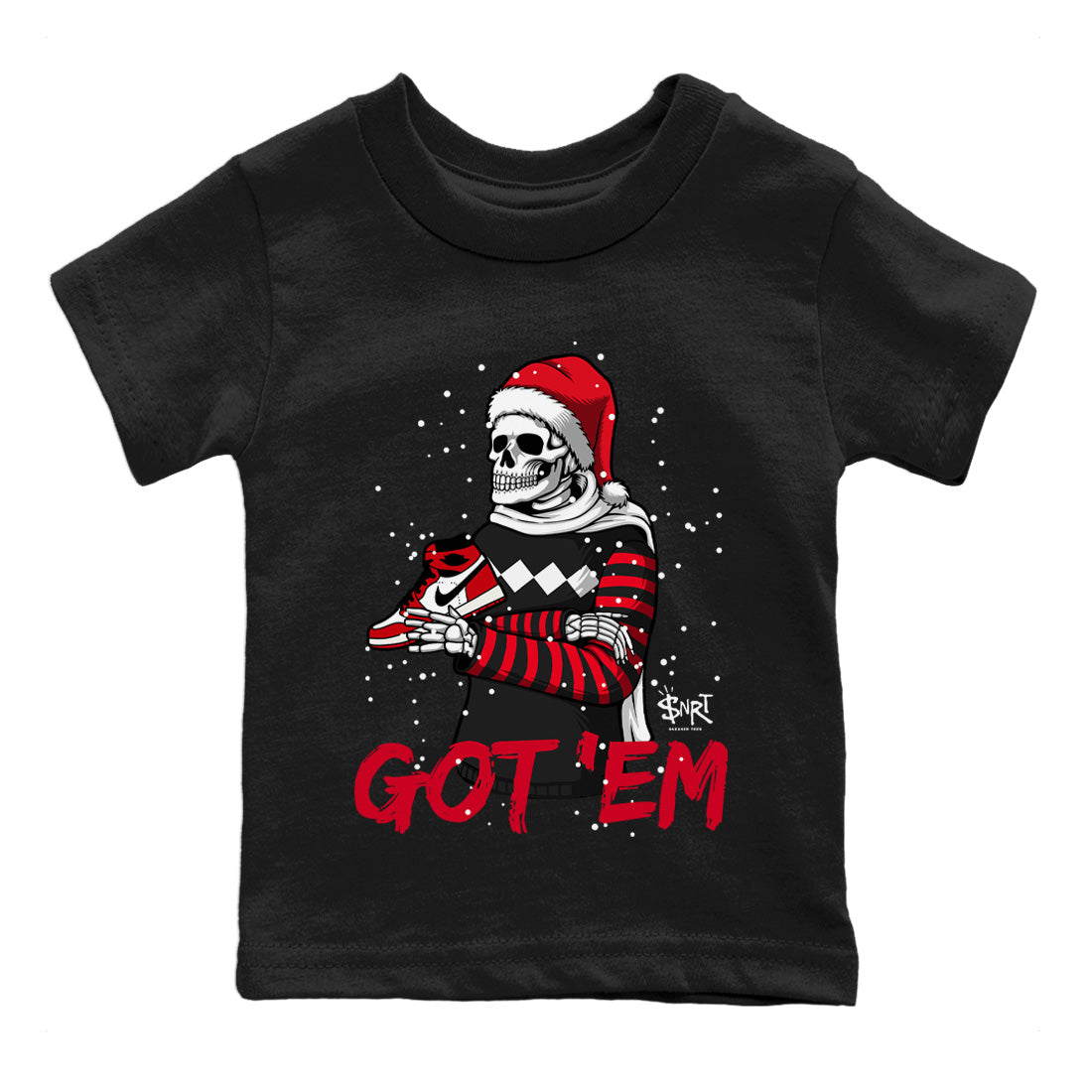 Jordan 1 Lost & Found Sneaker Matching T-Shirt Skull Got Em Sneaker Tees Jordan 1 Lost & Found Sneaker Release Tees Kids Shirts