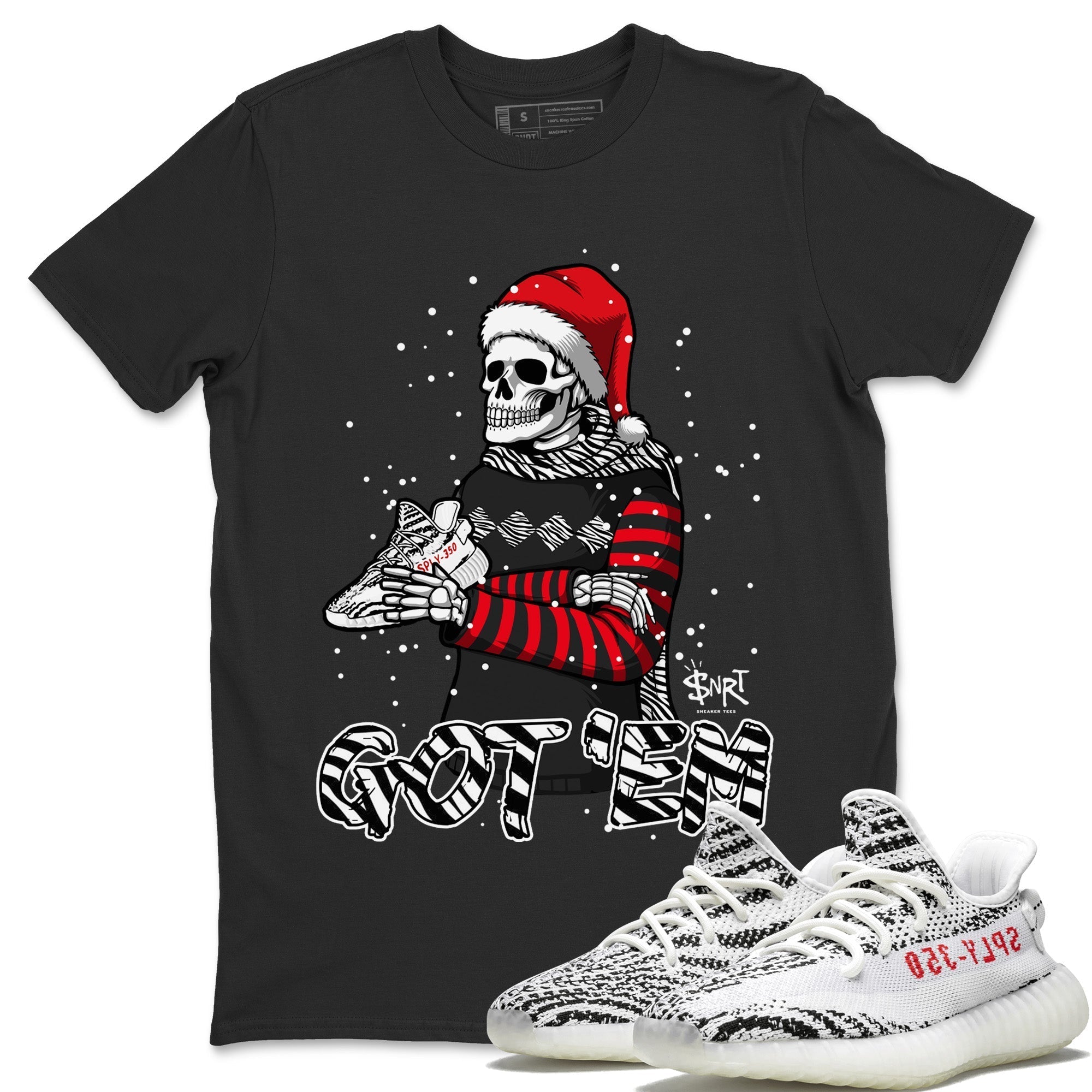 Yeezy 350 Zebra Shirt To Match Jordans Skull Got Em Sneaker Tees Yeezy 350 Zebra Drip Gear Zone Sneaker Matching Clothing Unisex Shirts