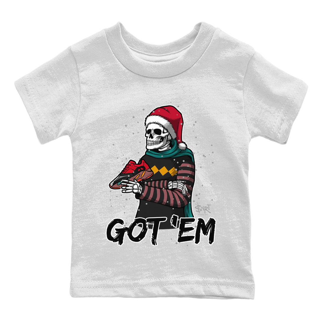 Yeezy 700 Hi-Res Red Shirt To Match Jordans Skull Got Em Sneaker Tees Yeezy 700 Hi-Res Red Drip Gear Zone Sneaker Matching Clothing Kids Shirts