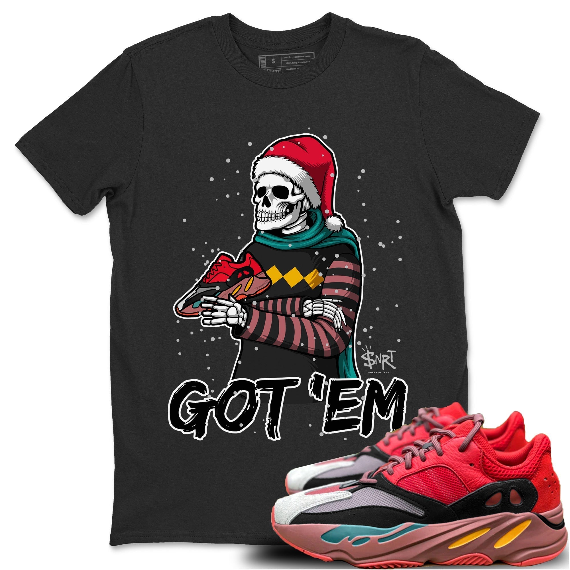 Yeezy 700 Hi-Res Red Shirt To Match Jordans Skull Got Em Sneaker Tees Yeezy 700 Hi-Res Red Drip Gear Zone Sneaker Matching Clothing Unisex Shirts