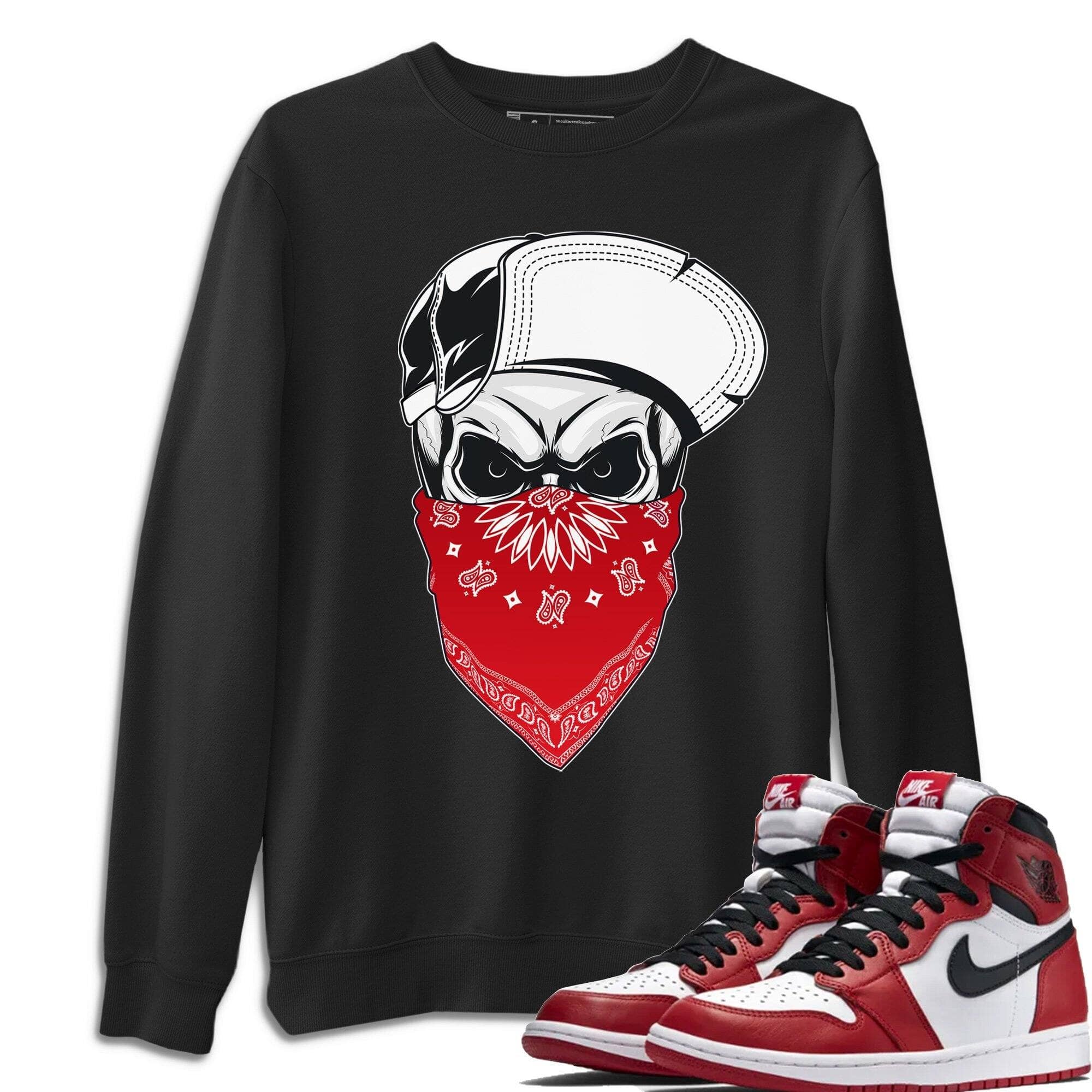 Jordan 1 Varsity Red Shirt To Match Jordans Skull Hat Sneaker Tees Jordan 1 Varsity Red Drip Gear Zone Sneaker Matching Clothing Unisex Shirts