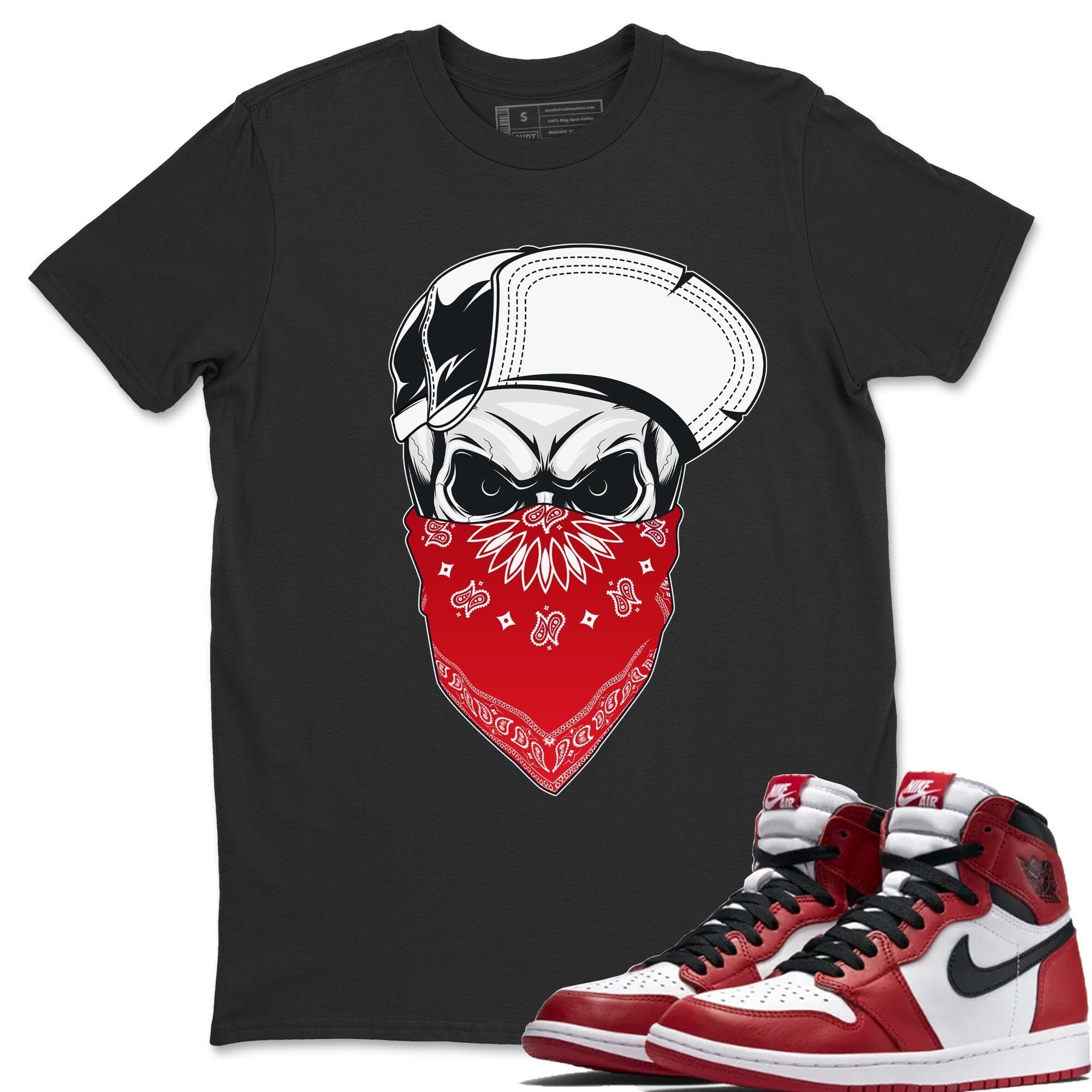 Jordan 1 Varsity Red Shirt To Match Jordans Skull Hat Sneaker Tees Jordan 1 Varsity Red Drip Gear Zone Sneaker Matching Clothing Unisex Shirts
