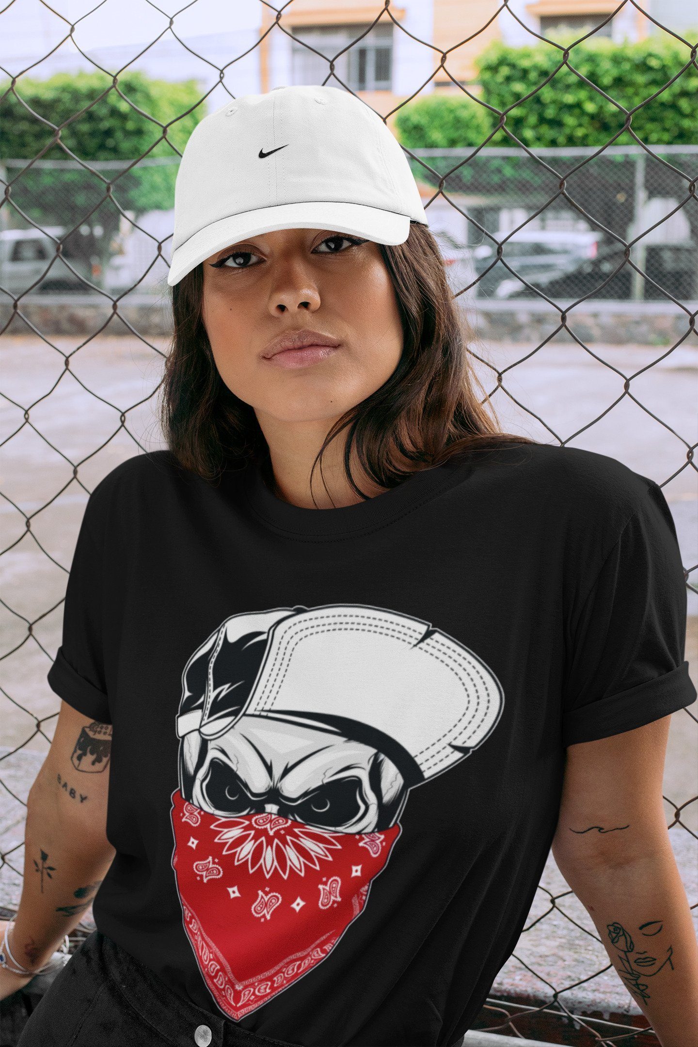 Jordan 1 Varsity Red Shirt To Match Jordans Skull Hat Sneaker Tees Jordan 1 Varsity Red Drip Gear Zone Sneaker Matching Clothing Unisex Shirts